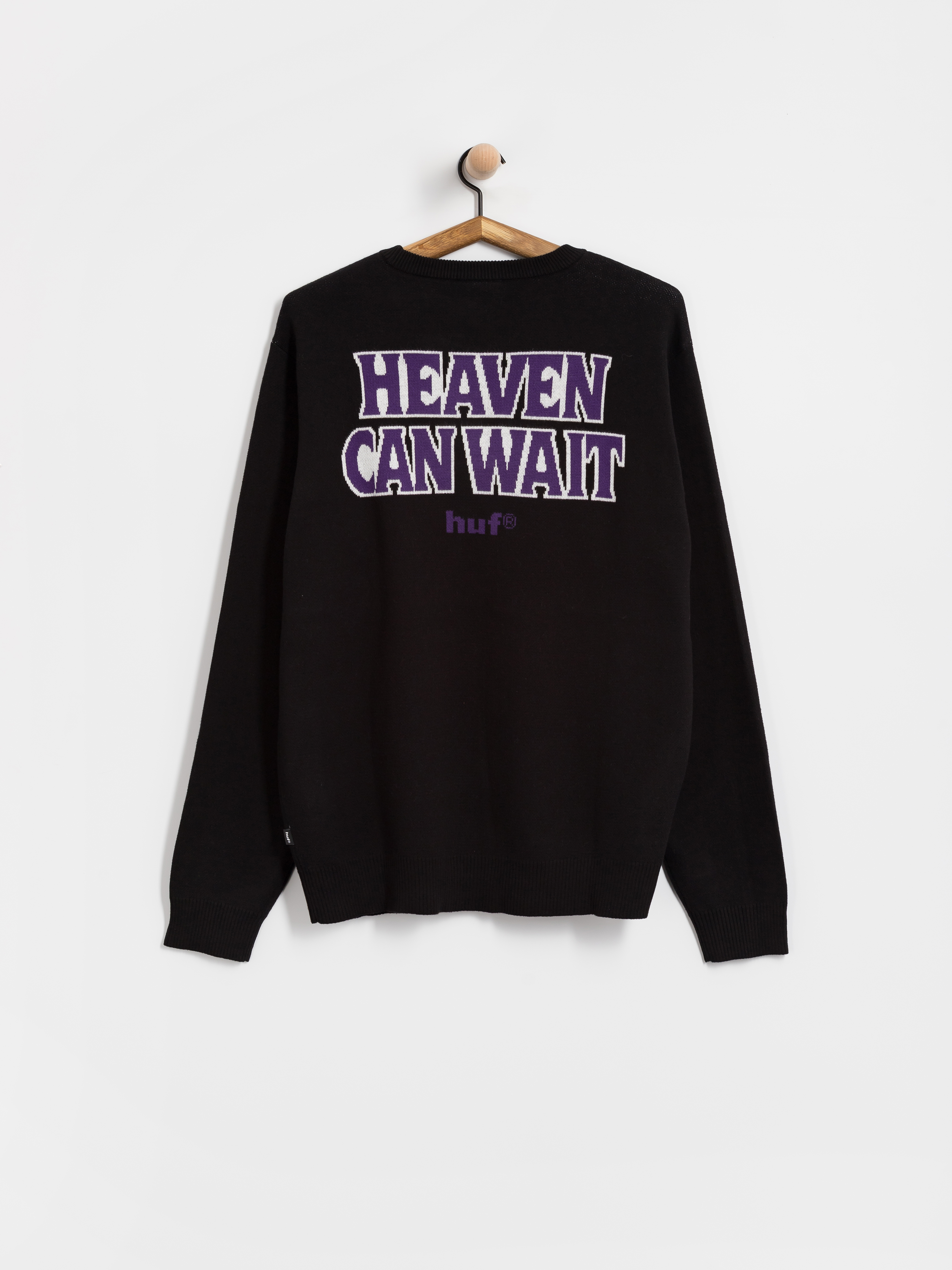 Pulover HUF Heaven Can Wait (black)