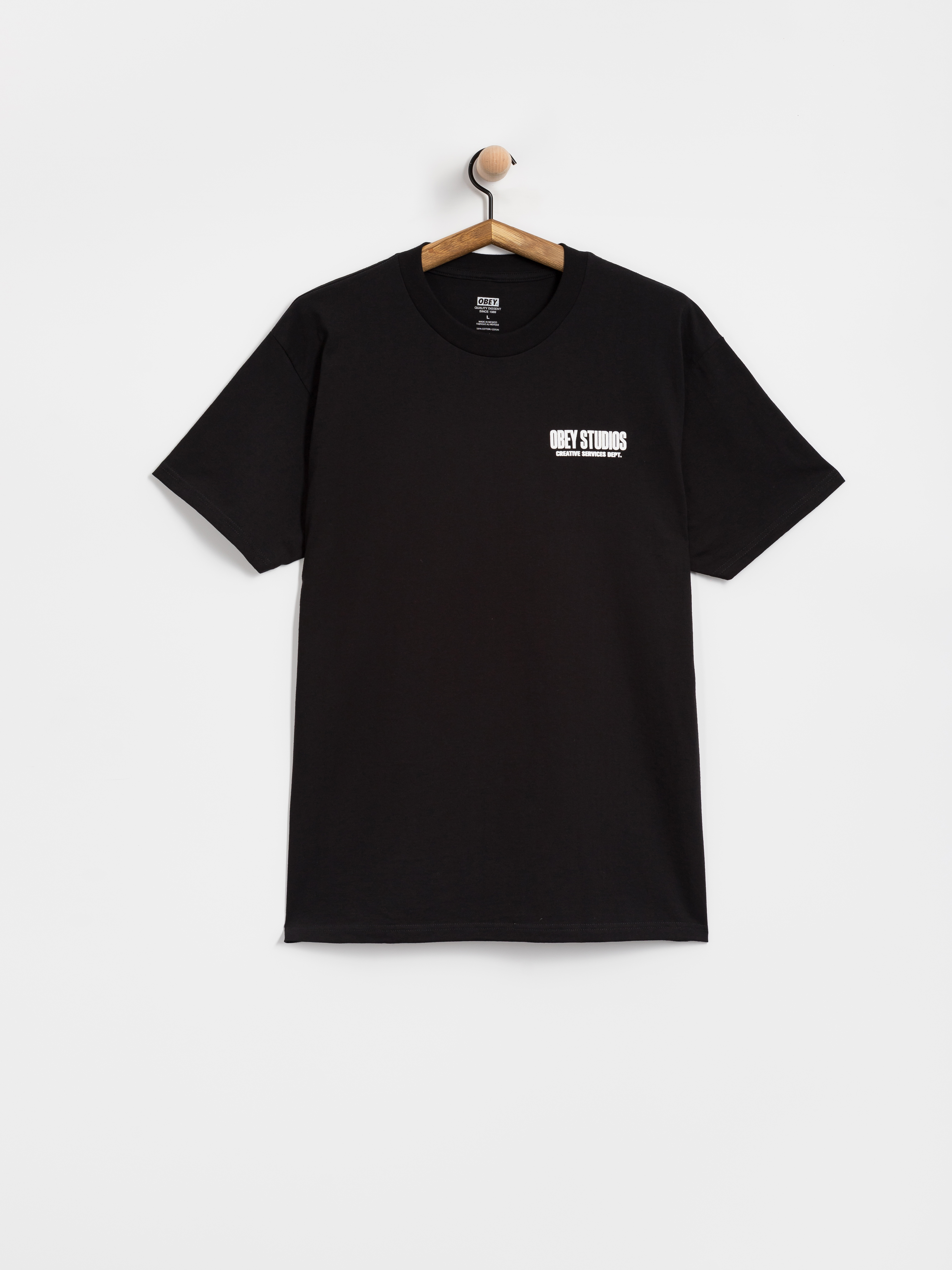 Tricou OBEY Creative Services Dept. (black)