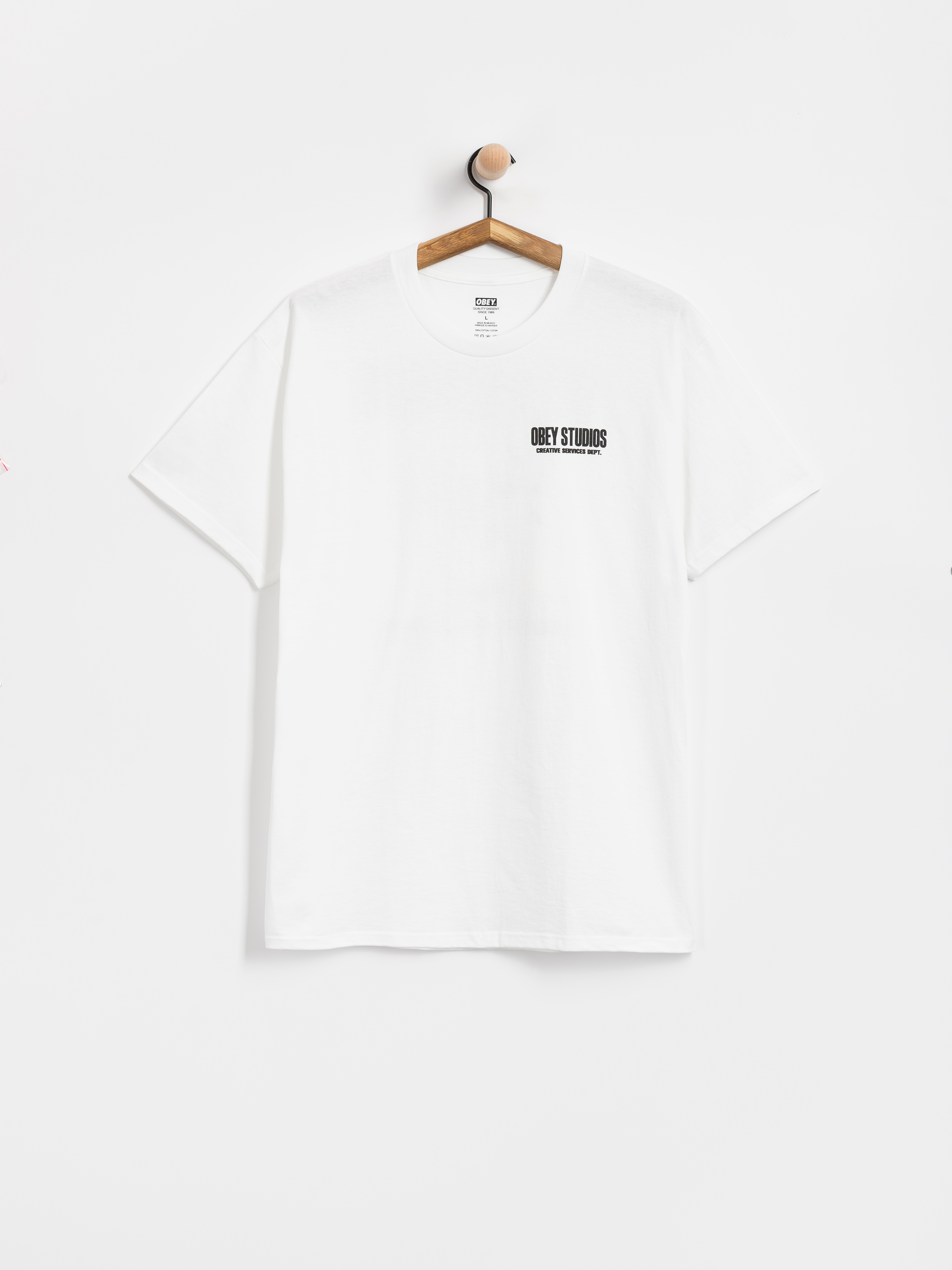 Tricou OBEY Creative Services Dept. (white)