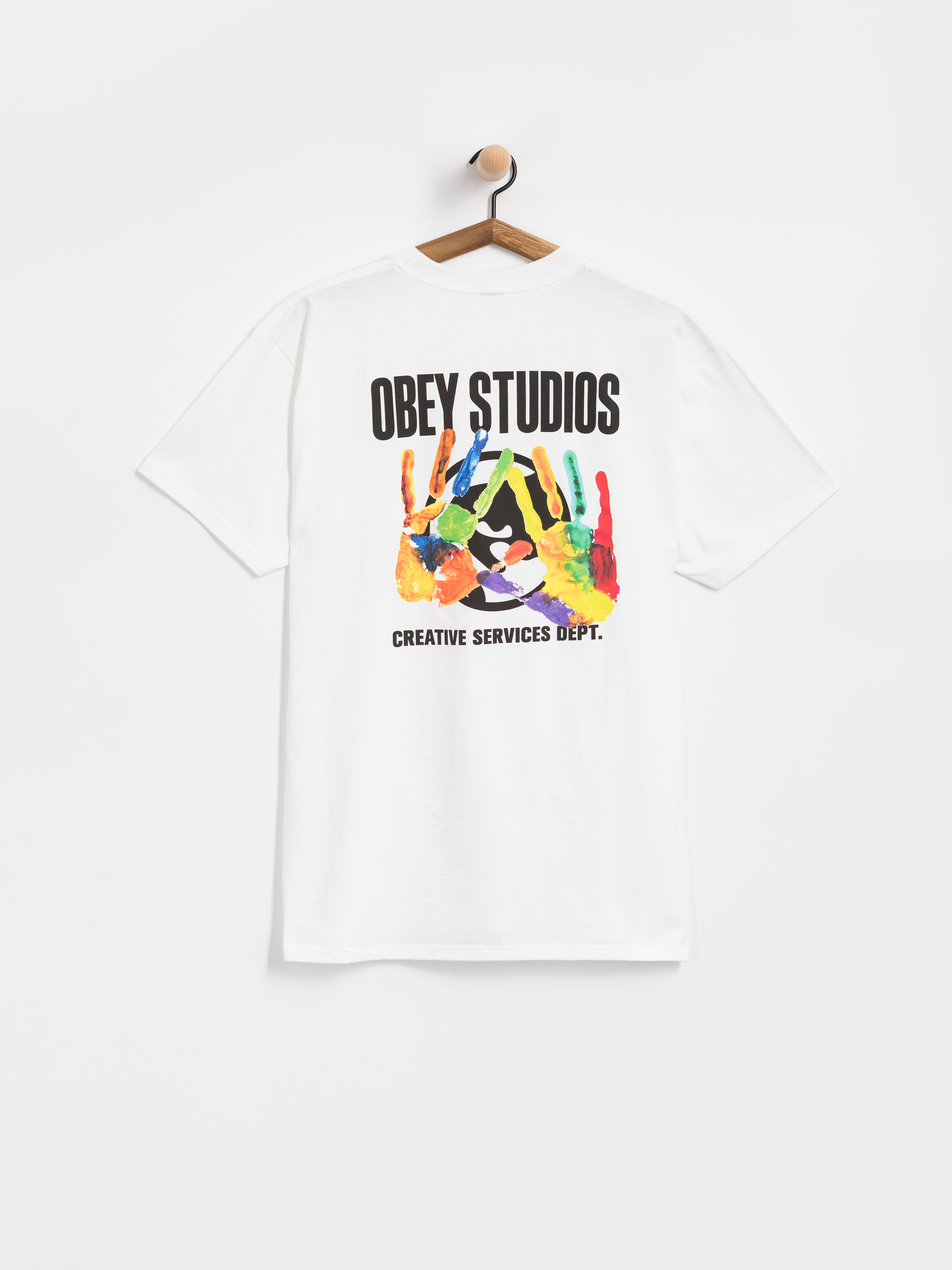 Tricou OBEY Creative Services Dept. (white)