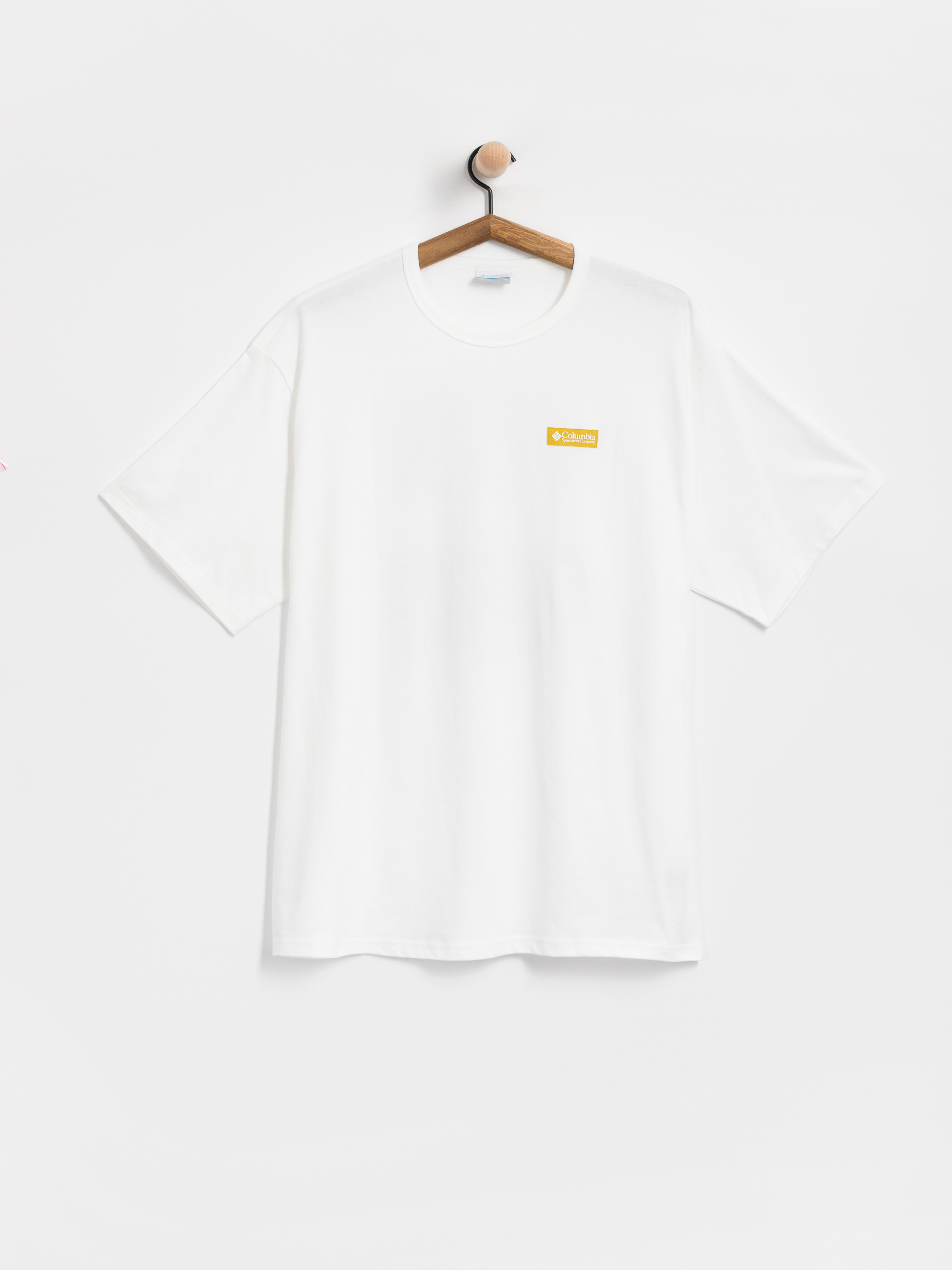 Tricou Columbia CSC Heavyweight Iconic (white/repeated peaks)