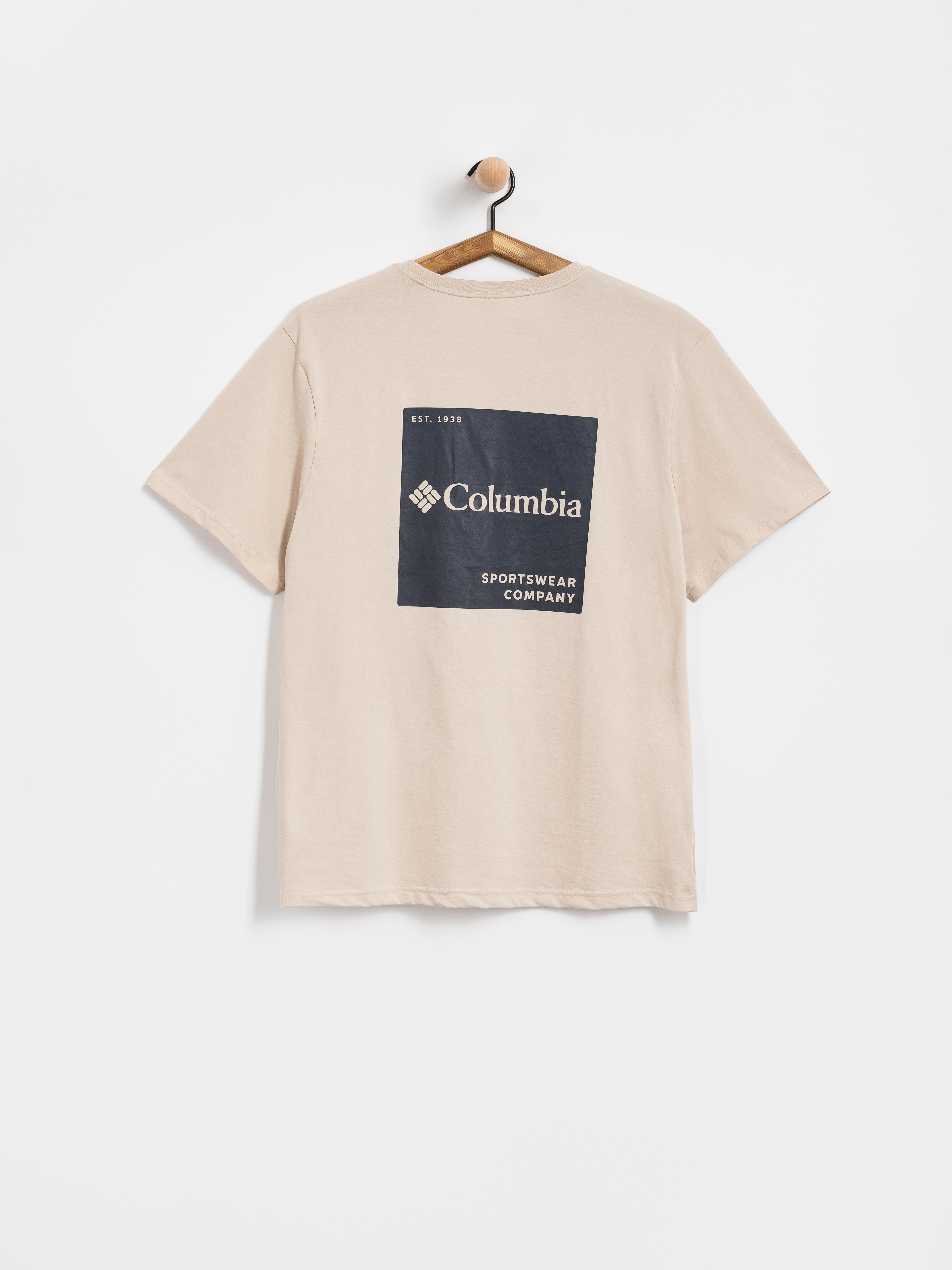 Tricou Columbia CSC Logo Back (dark stone/boxy brand)