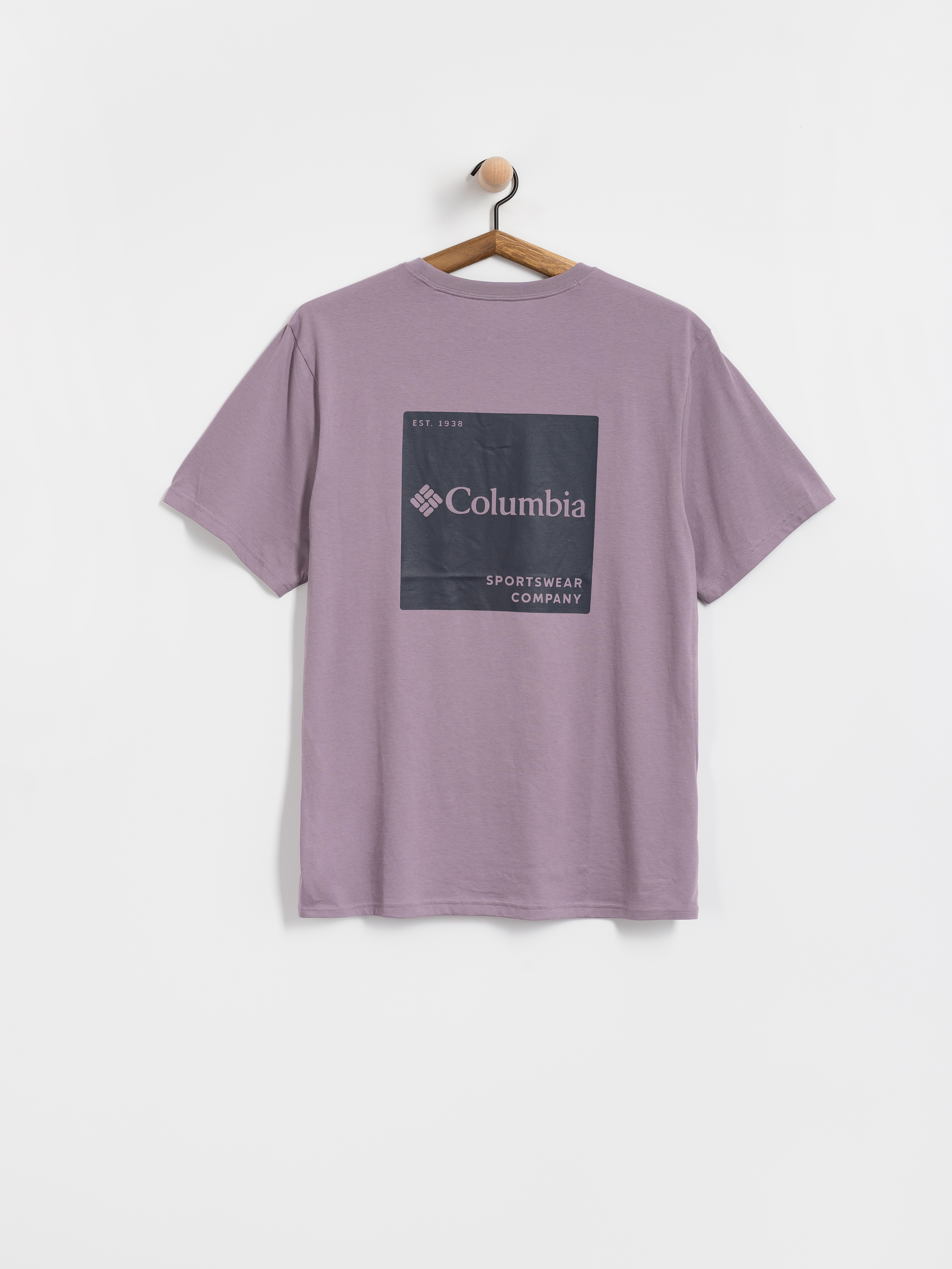 Tricou Columbia CSC Logo Back (shale purple/boxy brand)