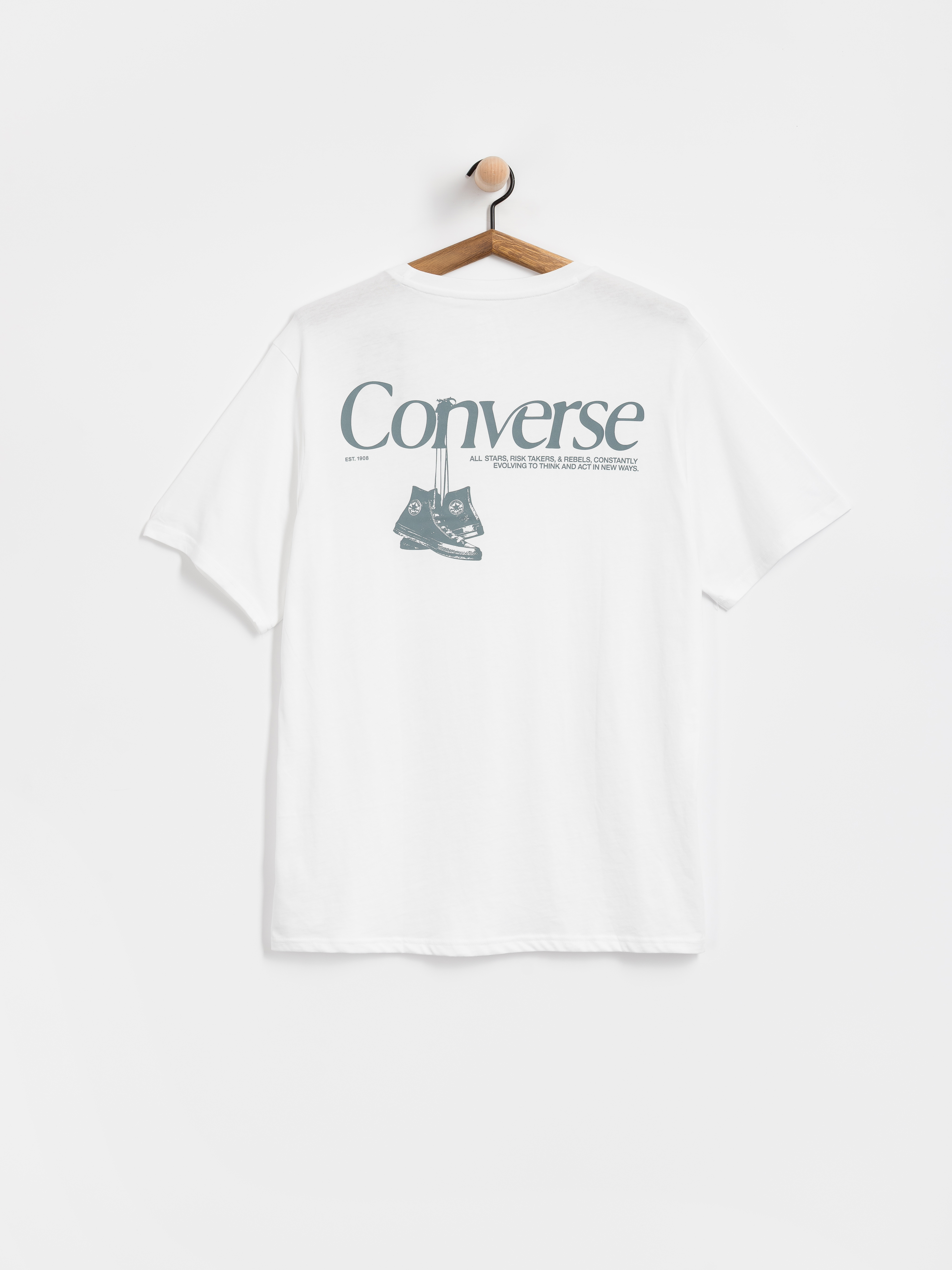 Tricou Converse Hanging Shoes (white)