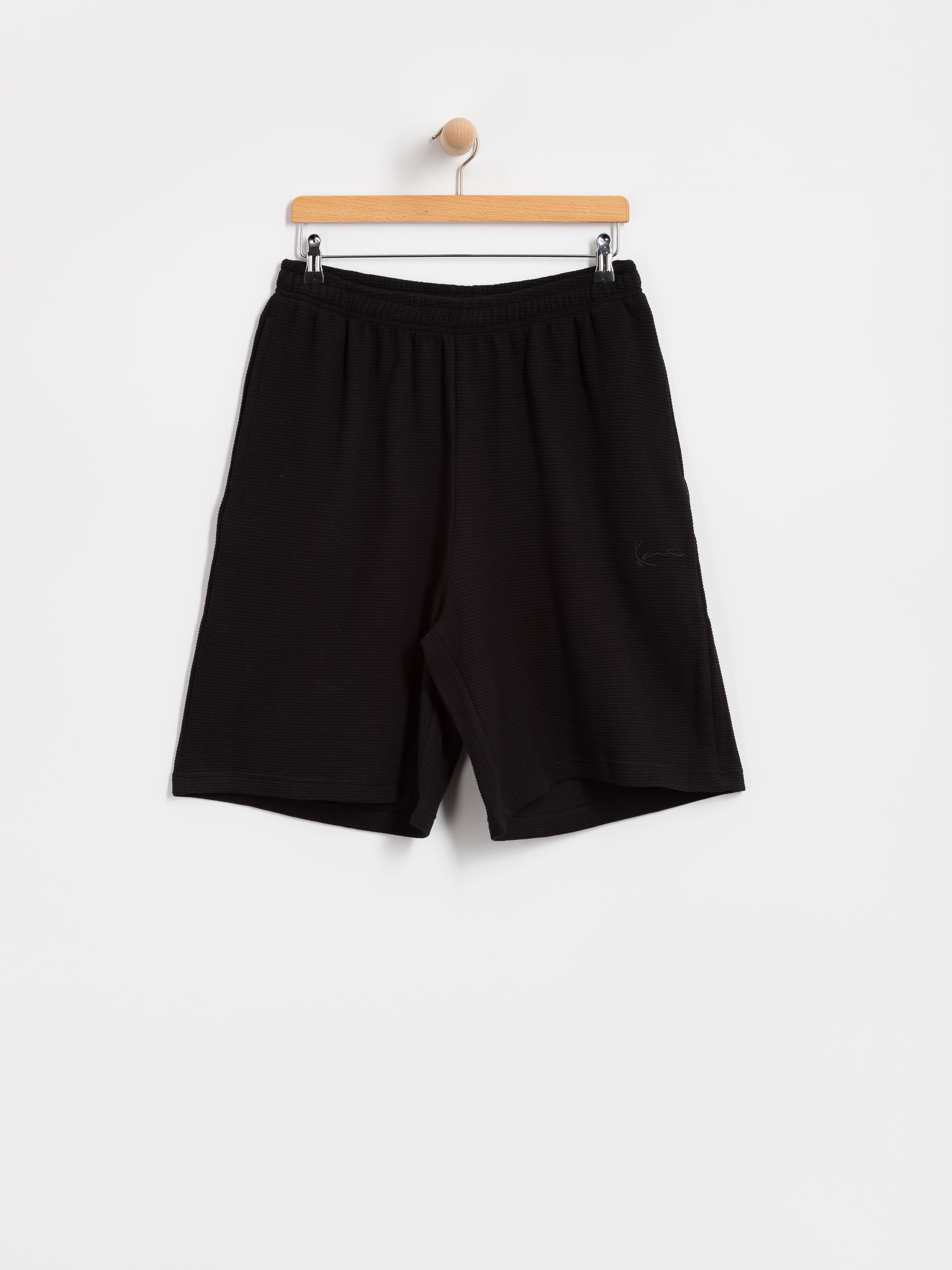 Pantaloni scuru021bi Karl Kani Signature Waffle (black)
