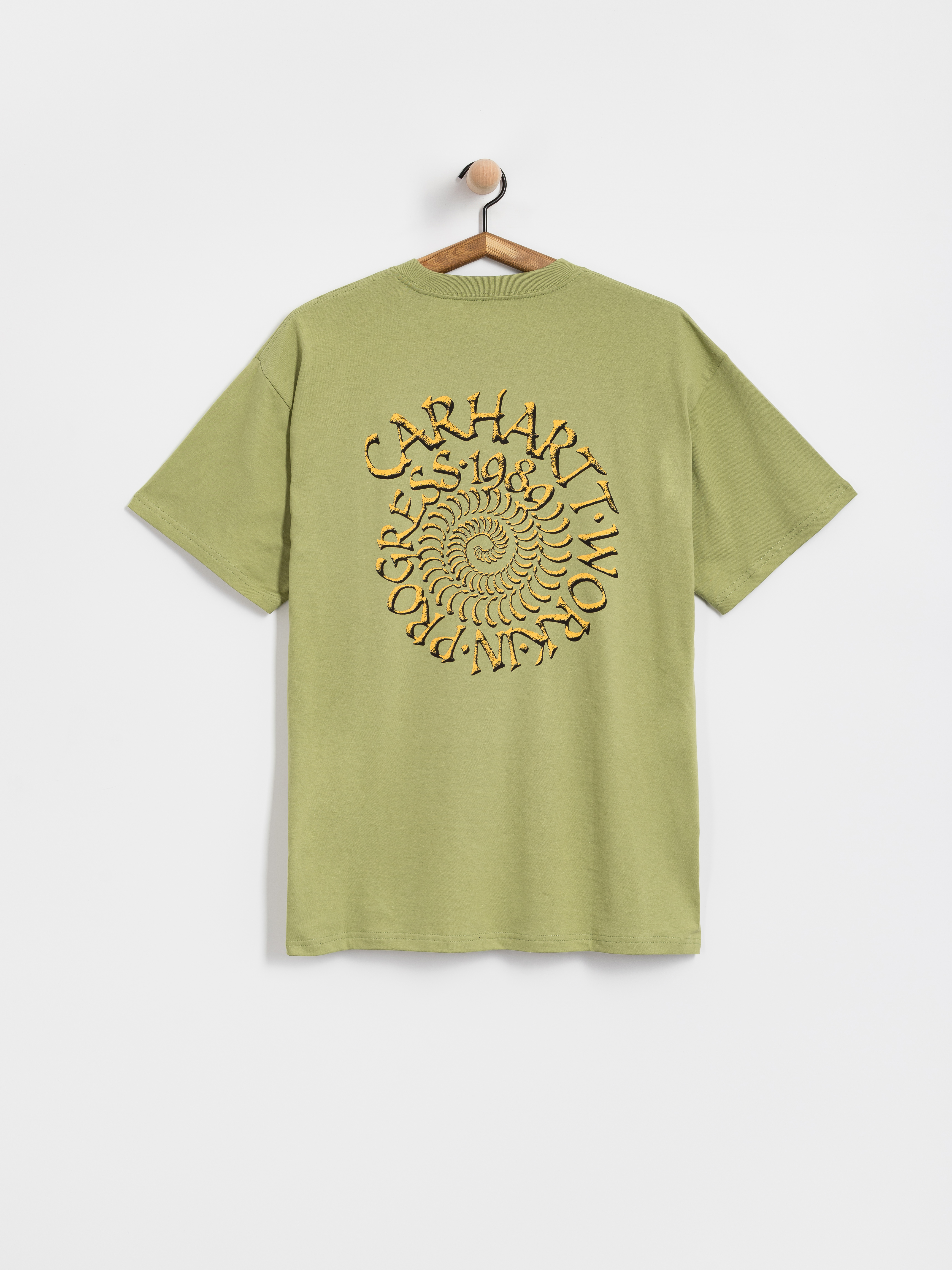 Tricou Carhartt WIP Spirals (gentle green)