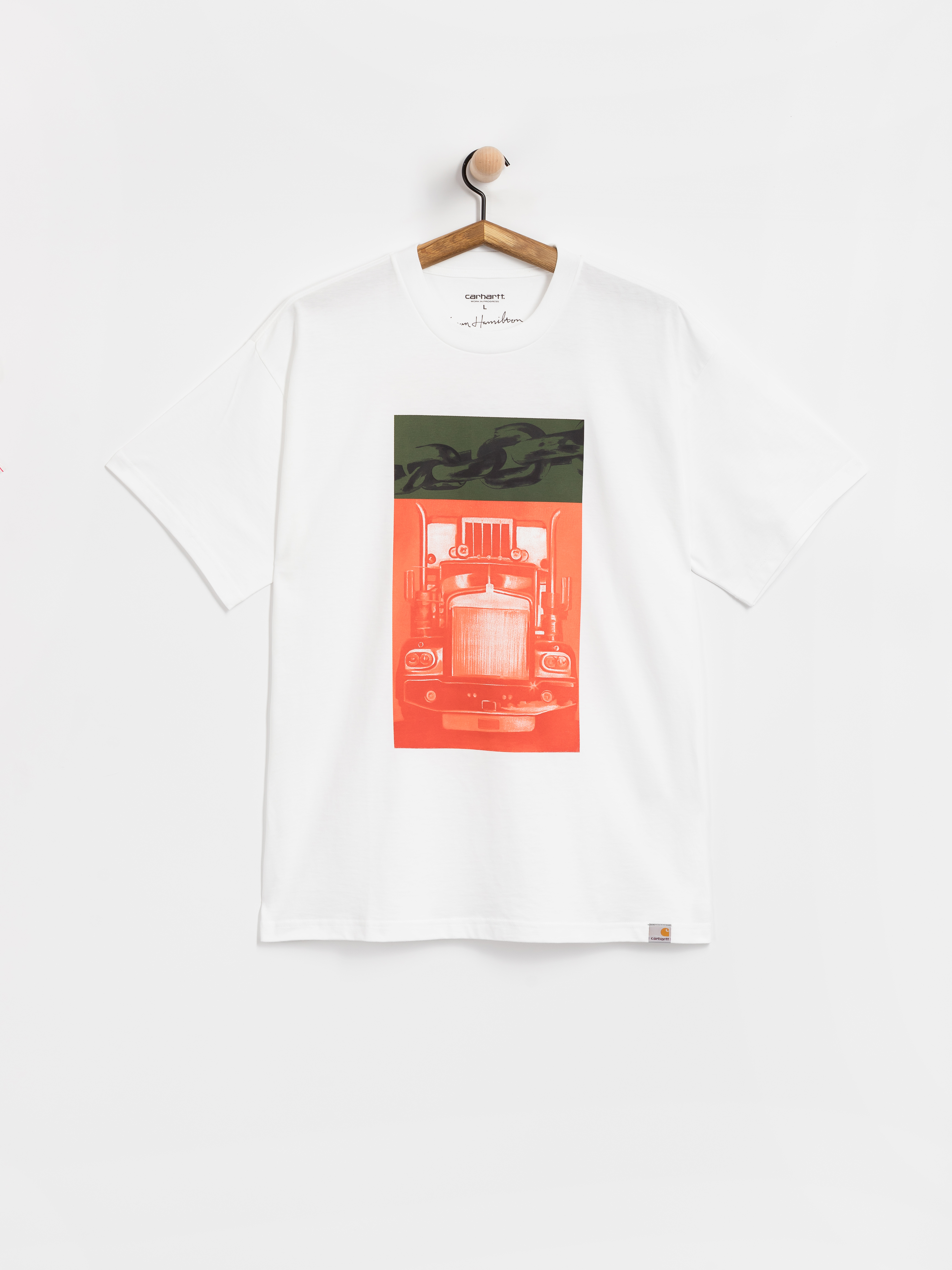 Tricou Carhartt WIP Sean Hamilton 01 (white)