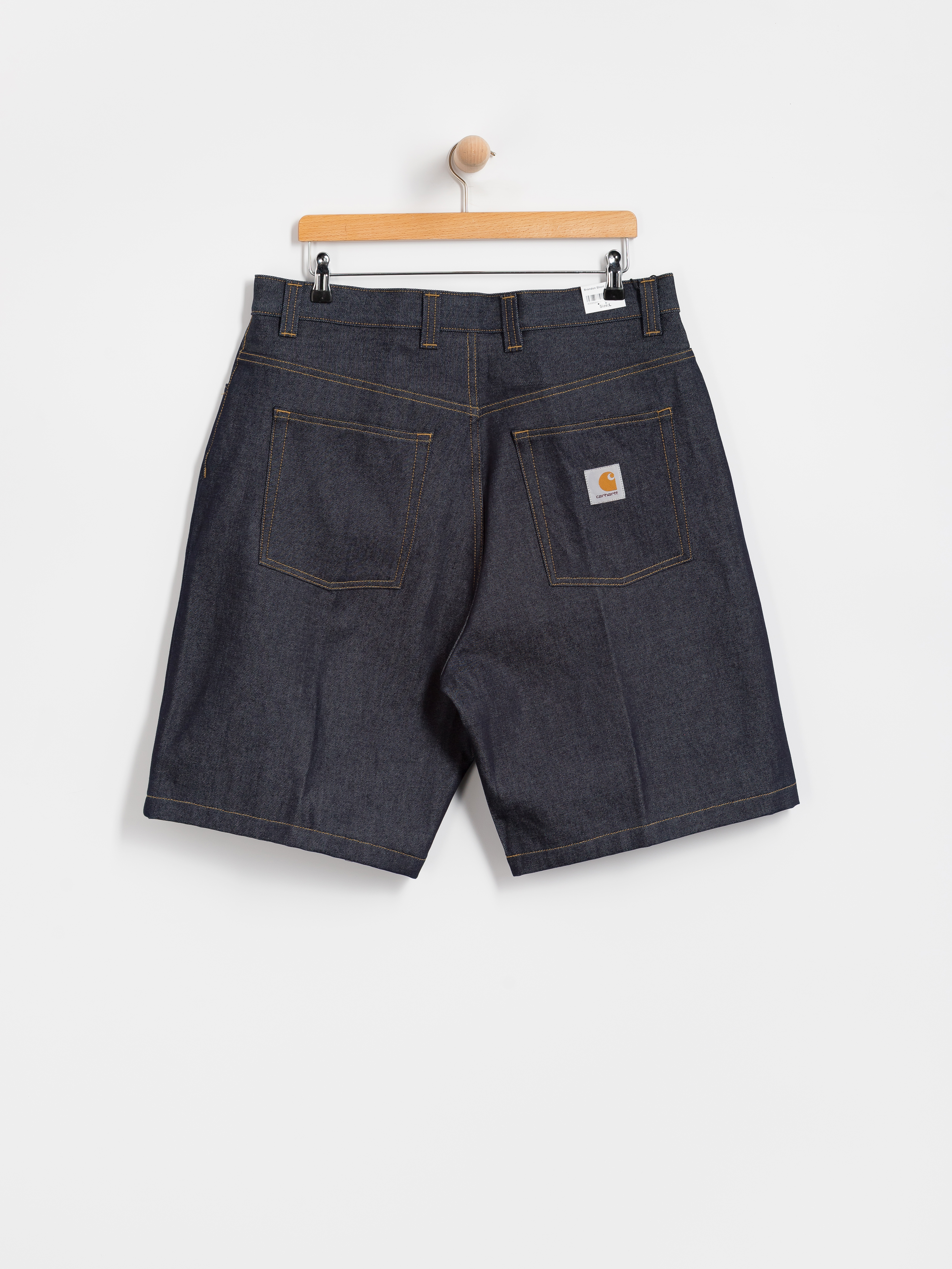 Pantaloni scurți Carhartt WIP Brandon (blue rigrid)
