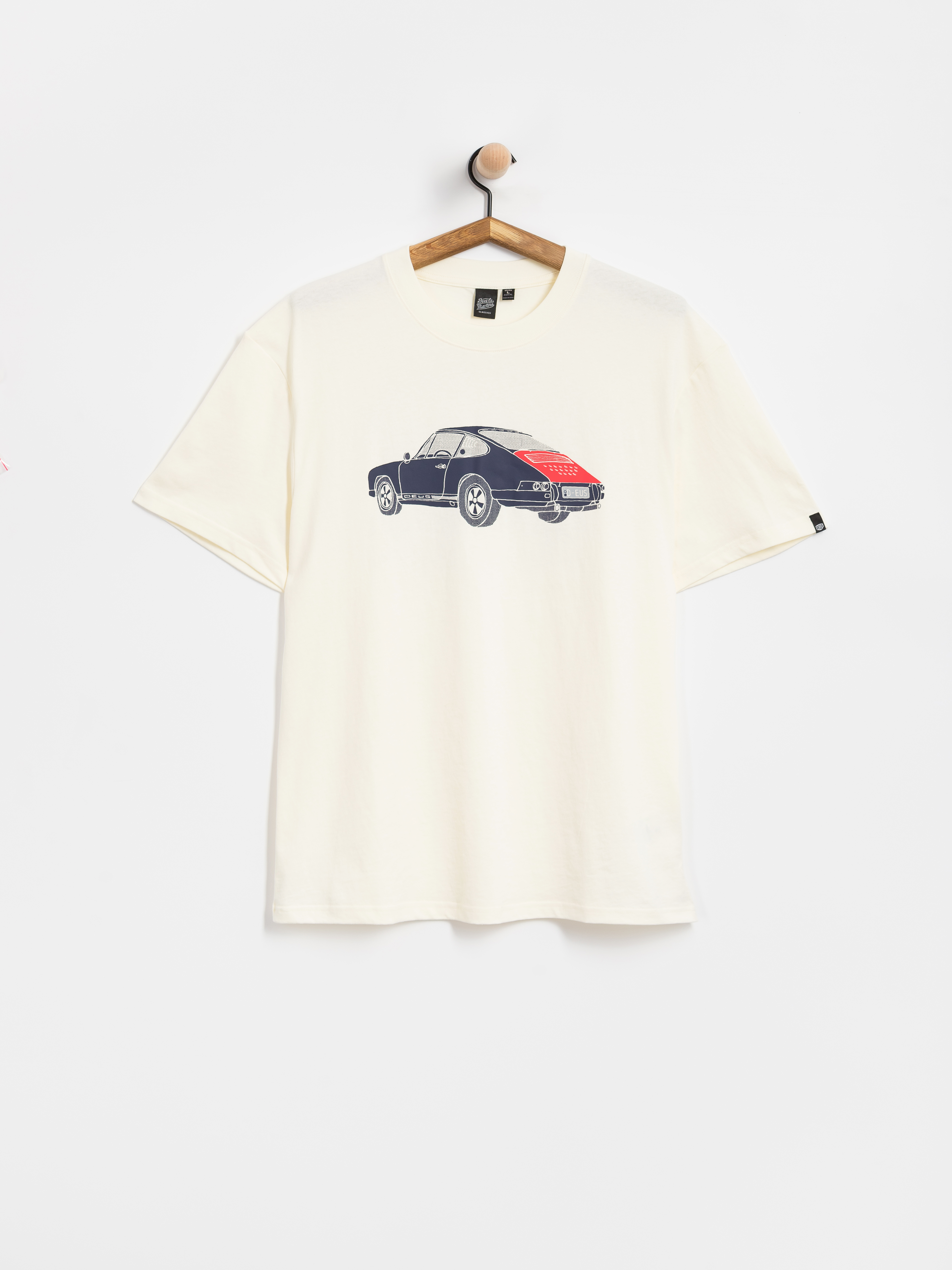 Tricou Deus Ex Machina Emporium Niner (pristine white)