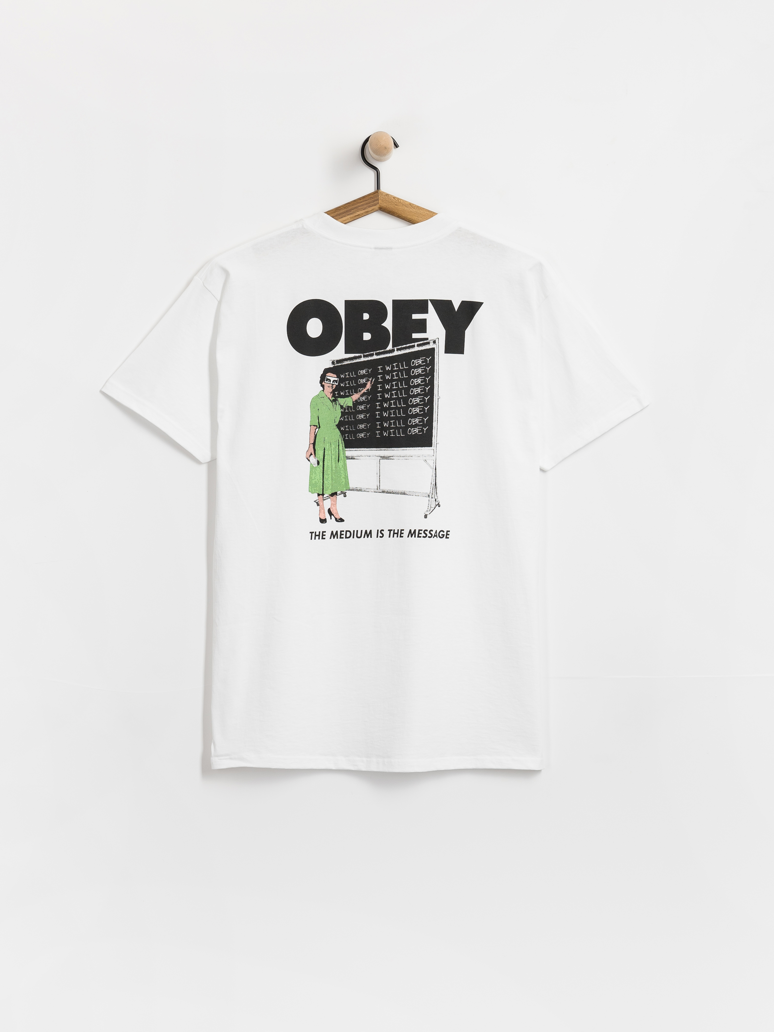 Tricou OBEY I Will Obey (white)