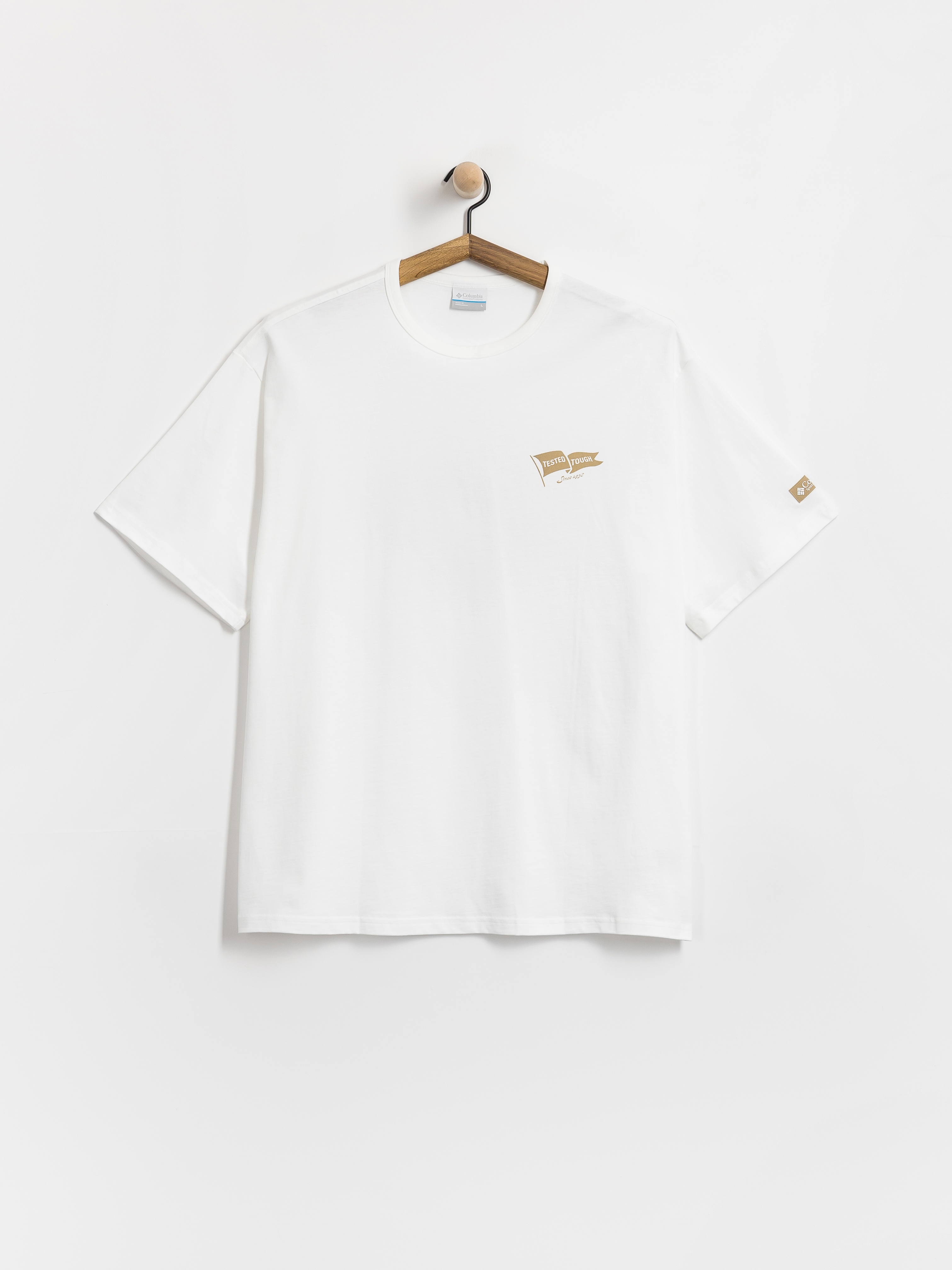 Tricou Columbia CSC Heavyweight Back Graphic (white/heritage)