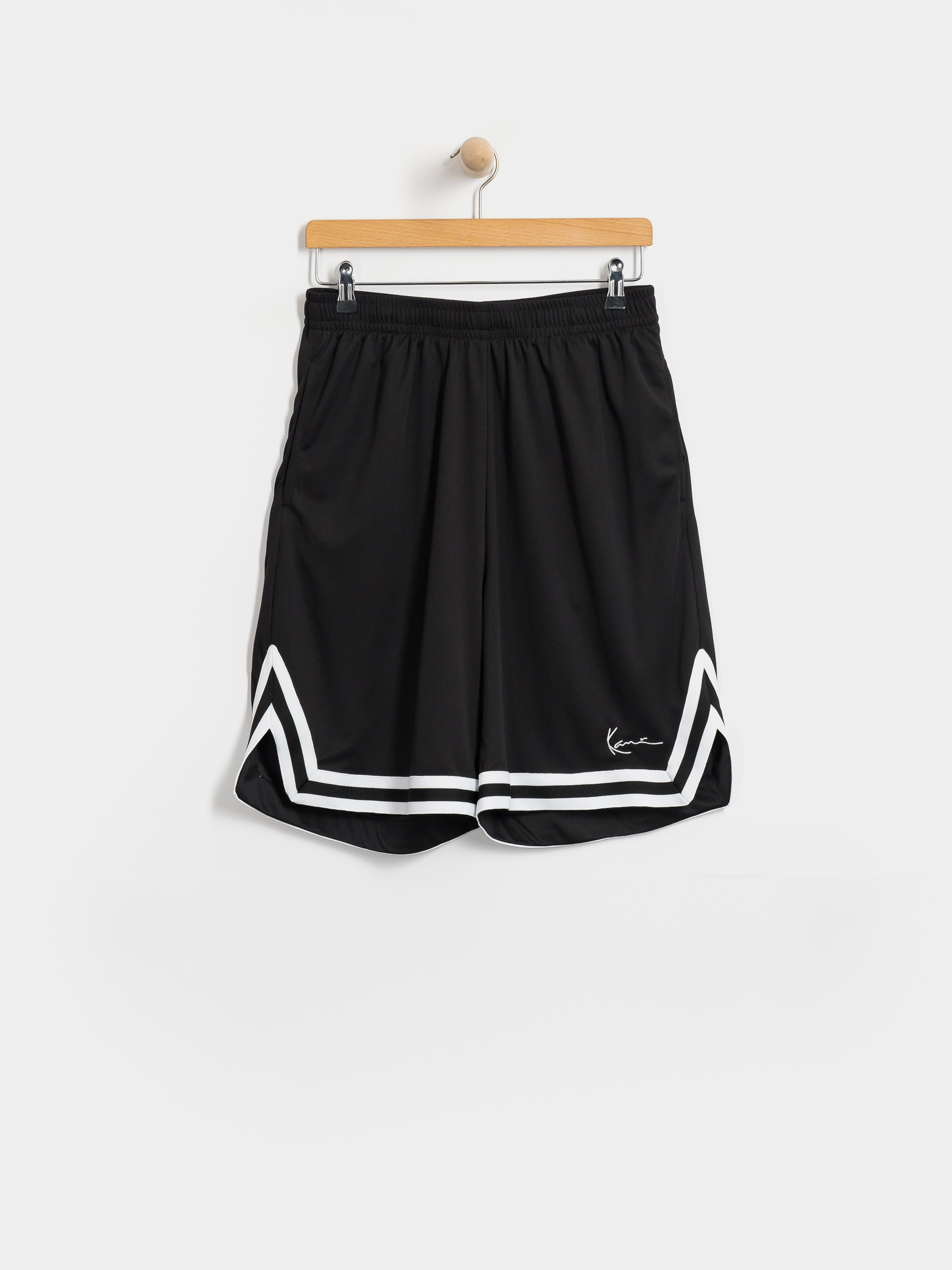 Pantaloni scurți Karl Kani Signature Mesh (black/white)
