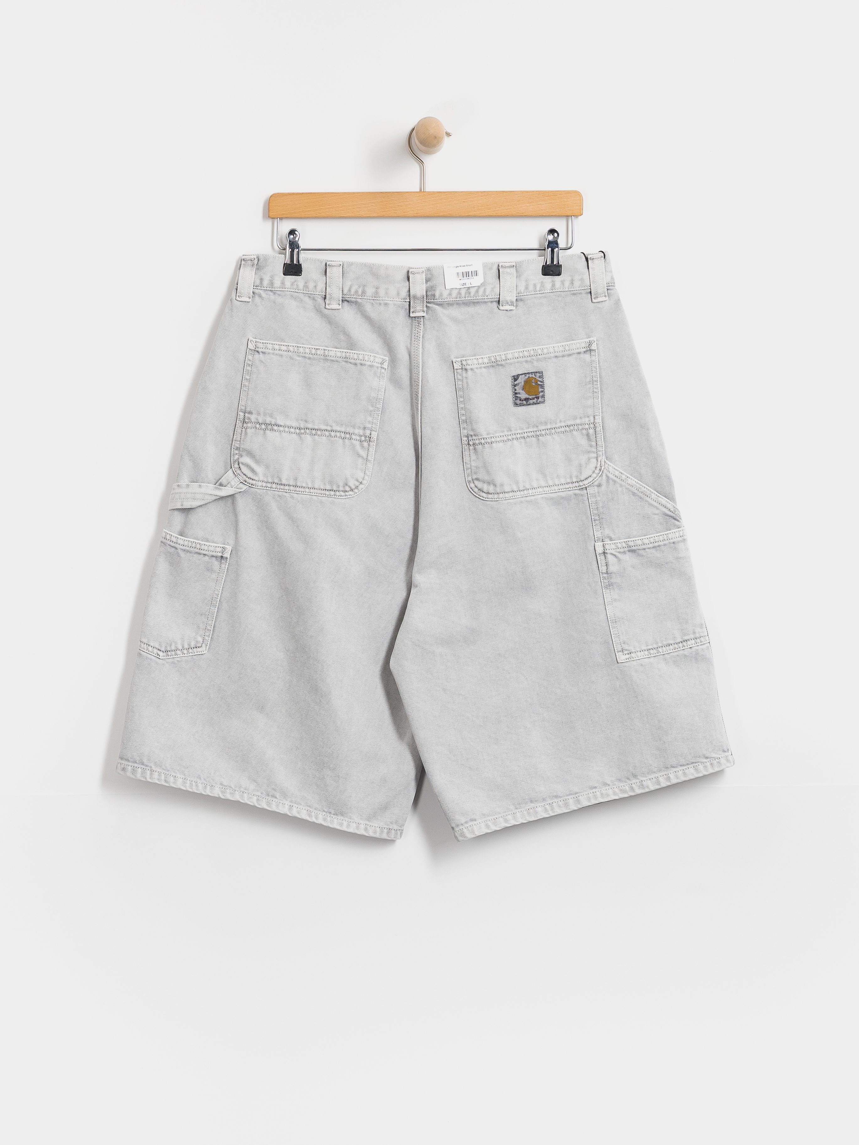 Pantaloni scurți Carhartt WIP OG Single Knee (black chalk wash)
