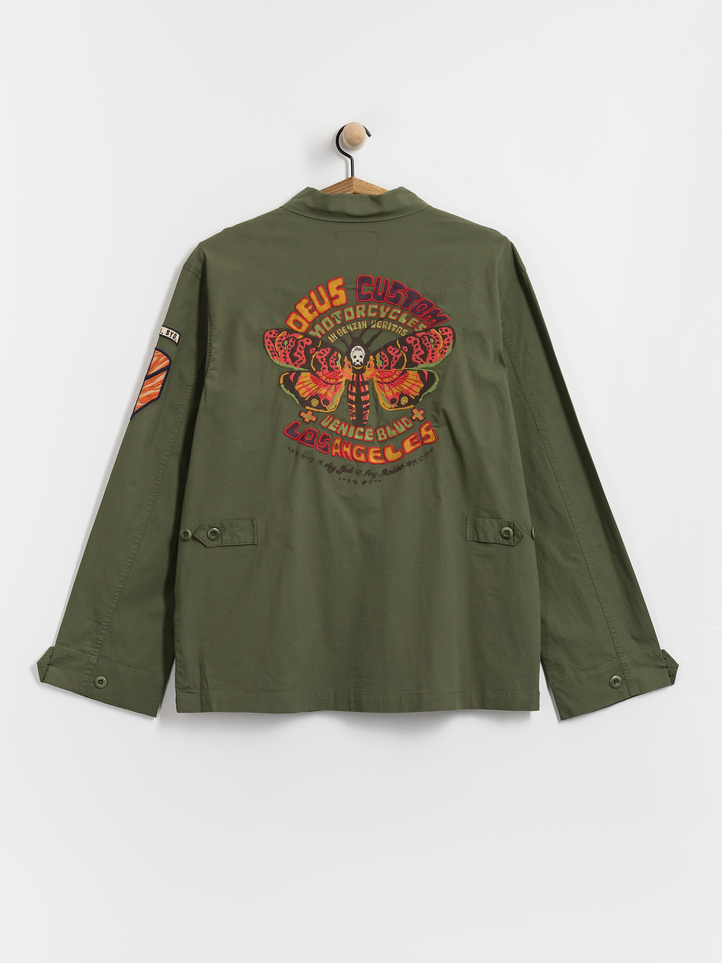 Cămașă Deus Ex Machina Power Overshirt (pine green)