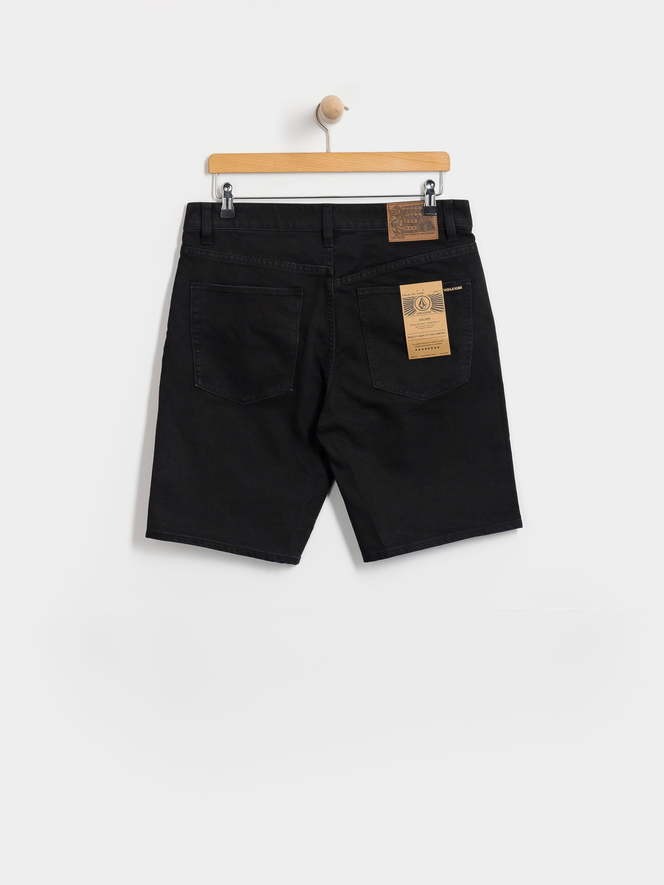 Pantaloni scurți Volcom Solver (black out)