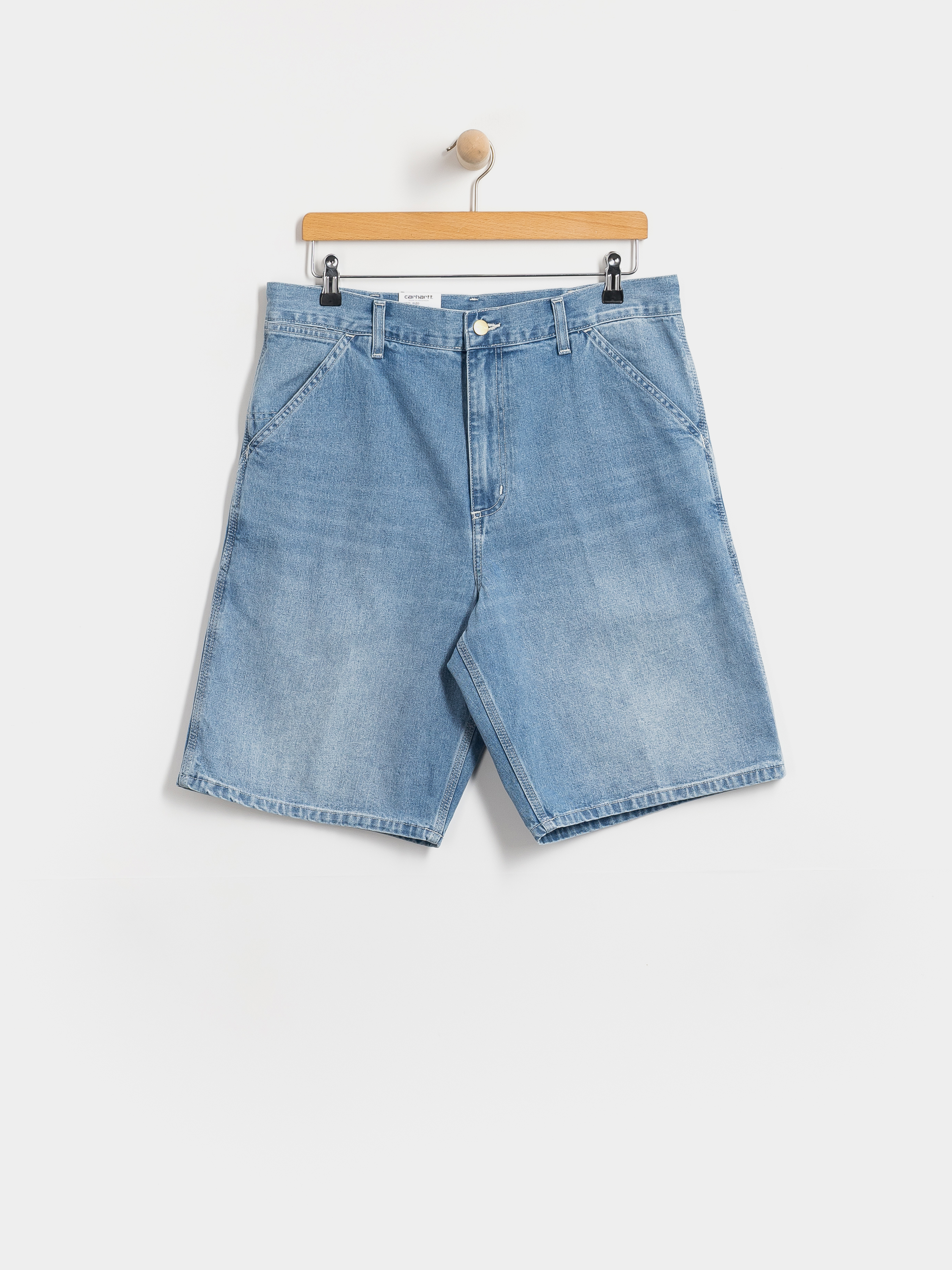 Pantaloni scurți Carhartt WIP Simple (blue light true washed)