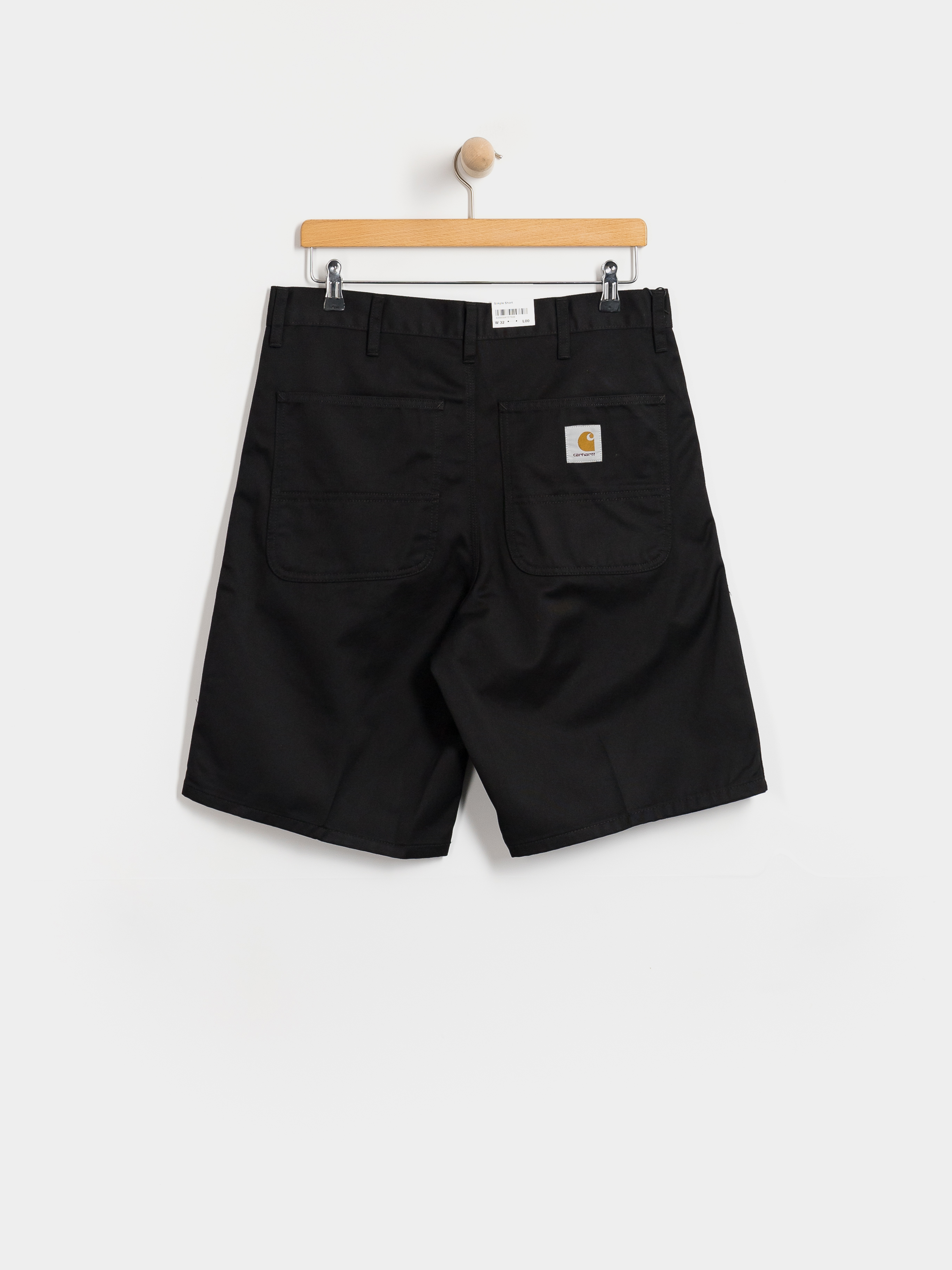 Pantaloni scurți Carhartt WIP Simple (black)