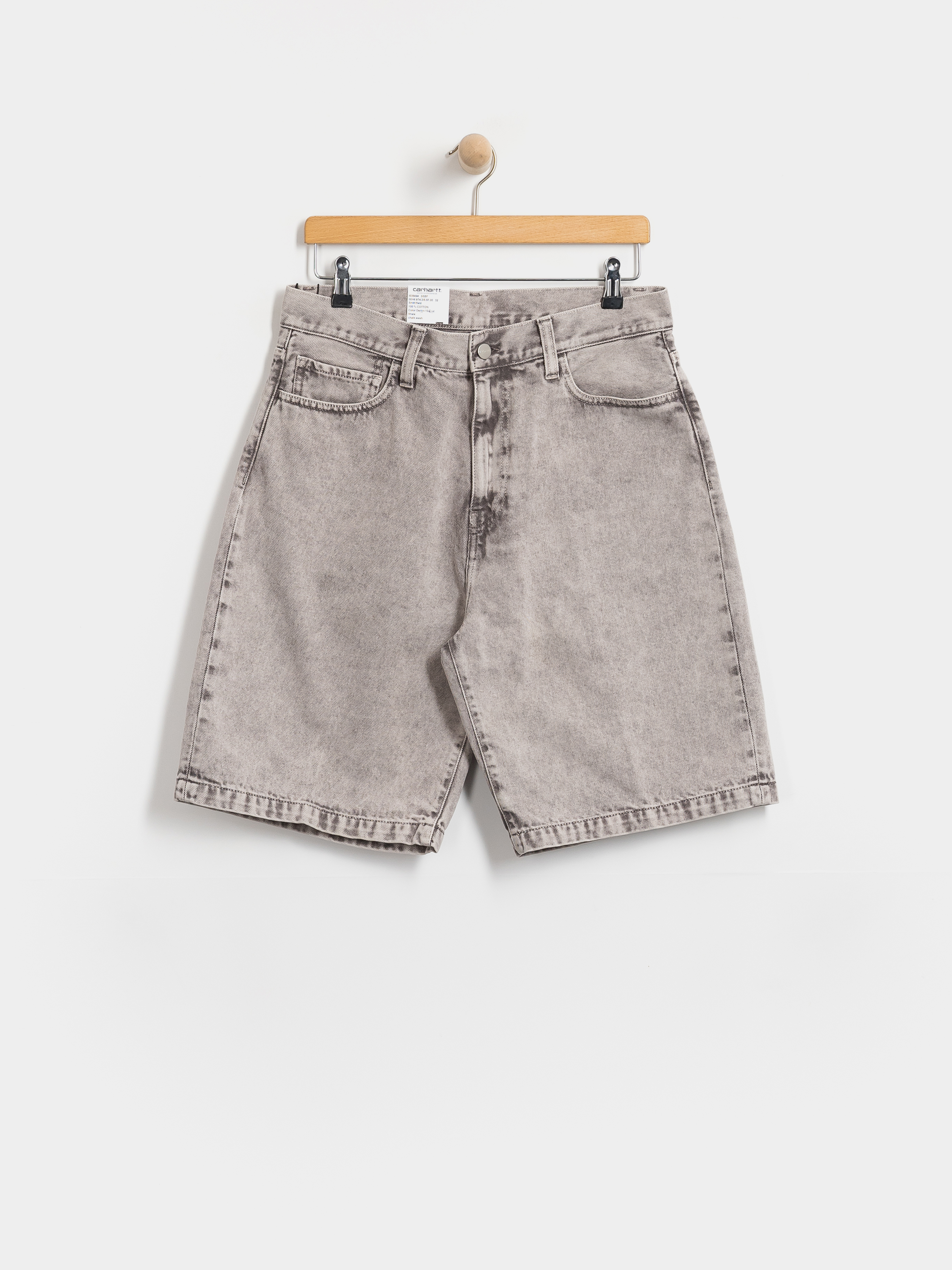 Pantaloni scurți Carhartt WIP Landon (shale chalk wash)