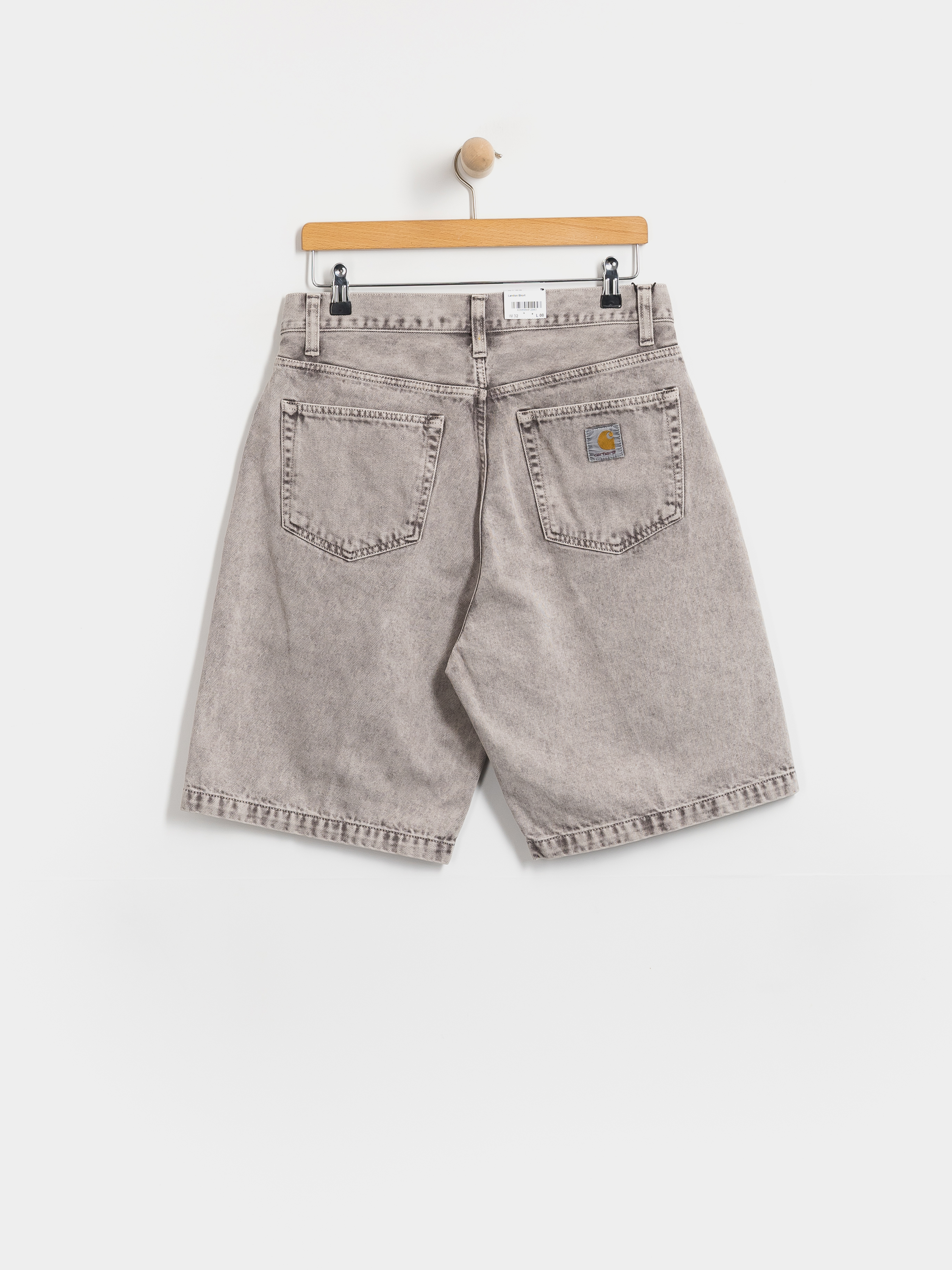Pantaloni scurți Carhartt WIP Landon (shale chalk wash)