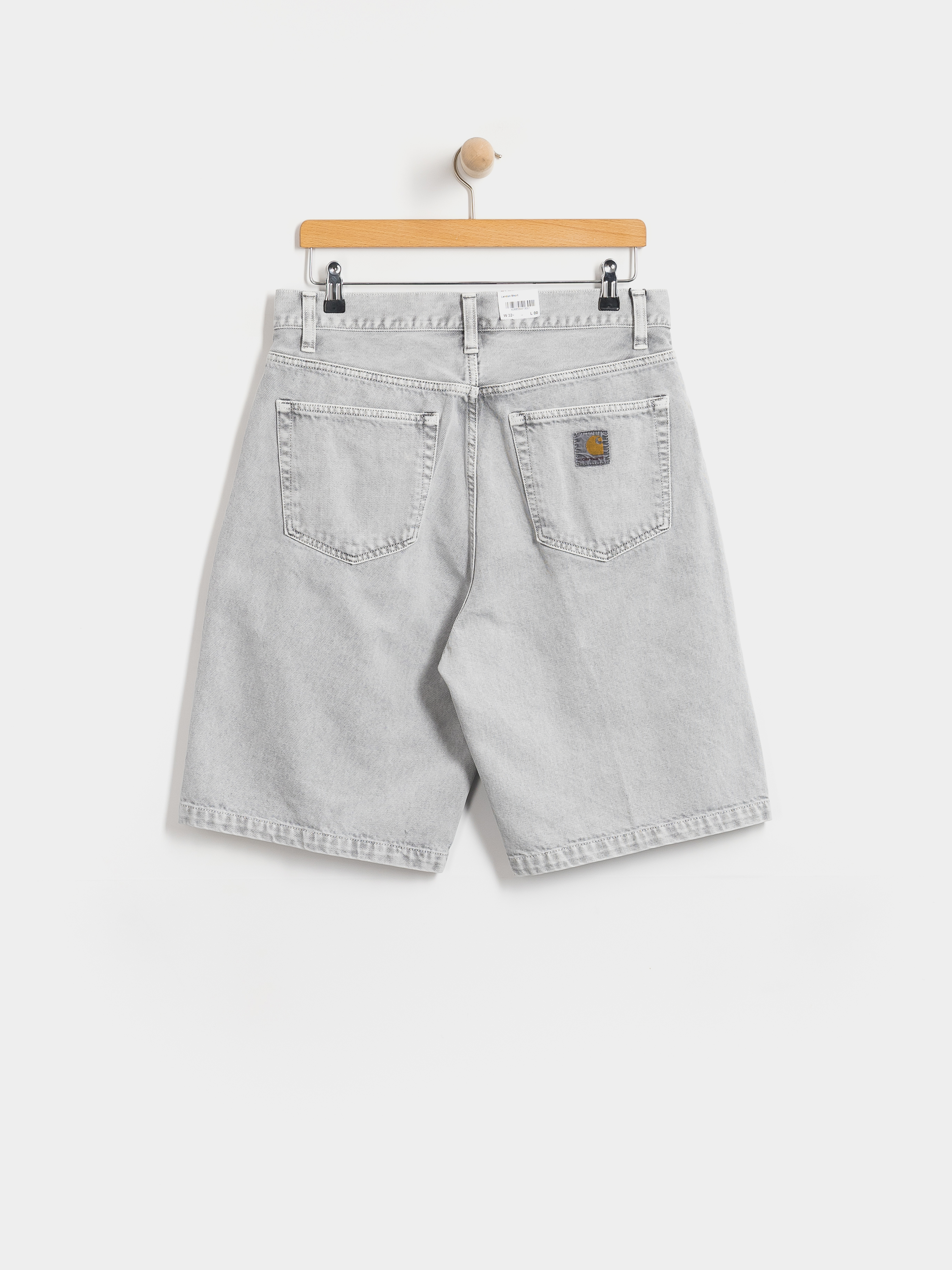 Pantaloni scurți Carhartt WIP Landon (black chalk wash)