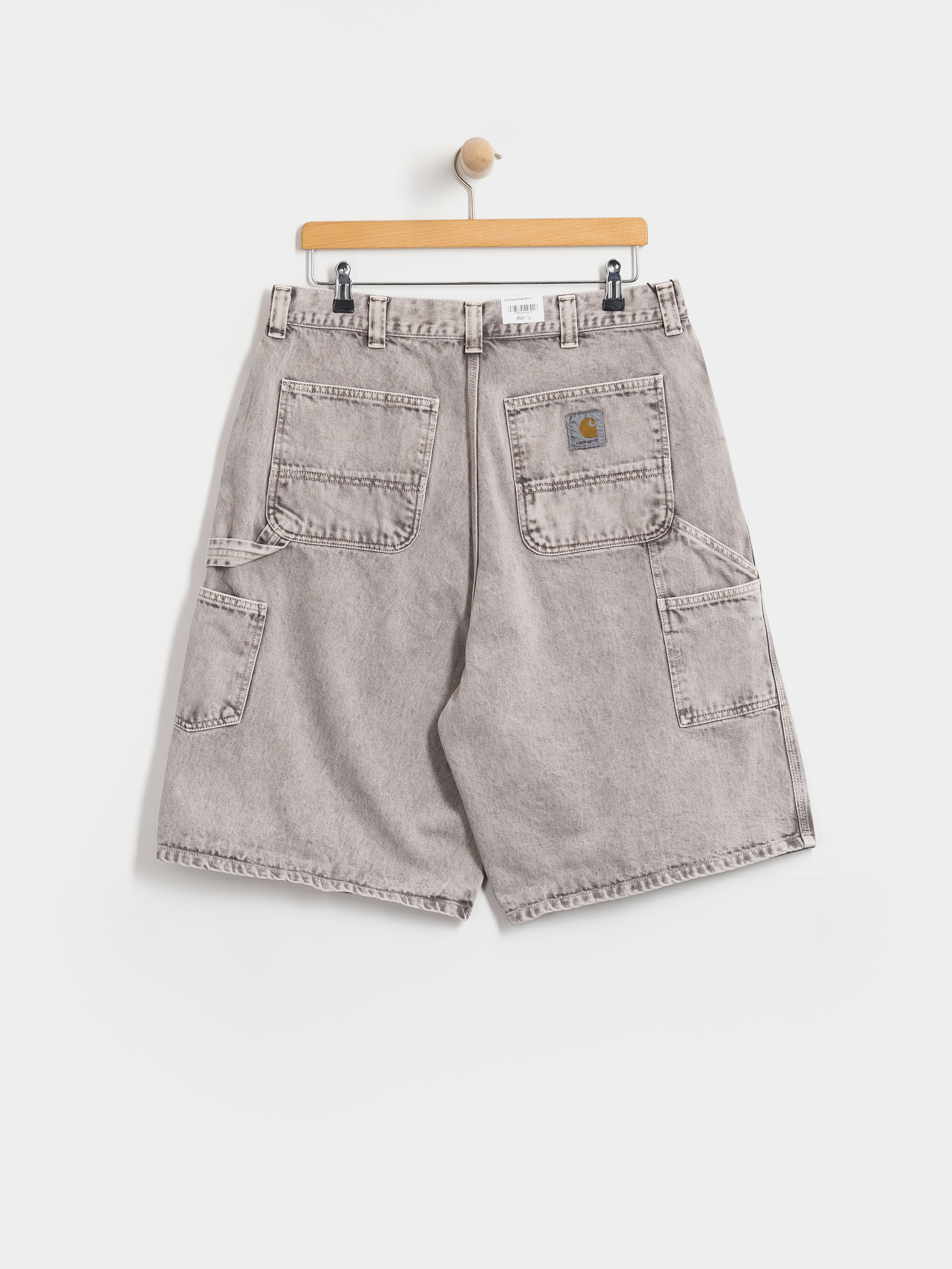 Pantaloni scurți Carhartt WIP OG Single Knee (shale chalk wash)