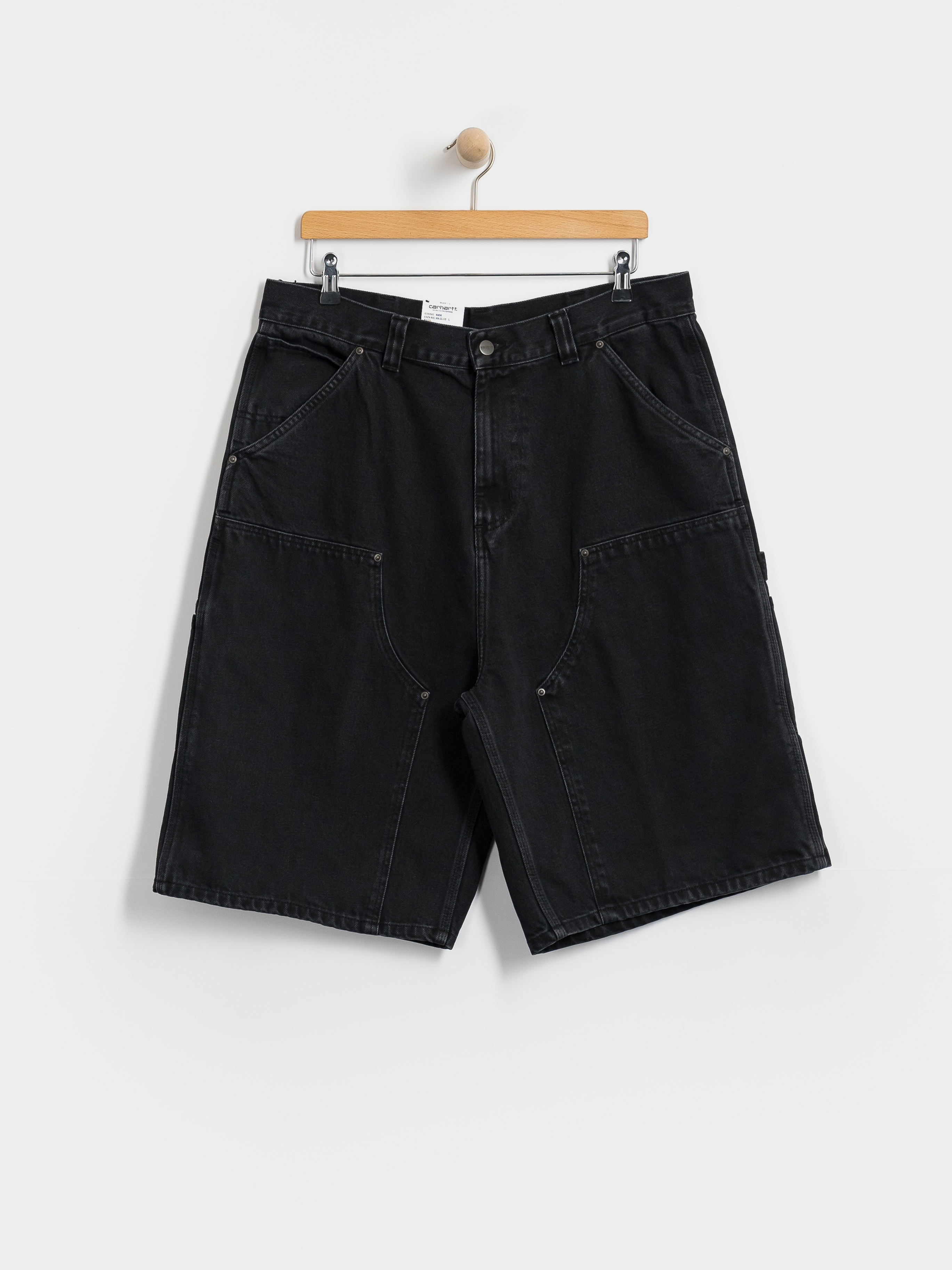 Pantaloni scuru021bi Carhartt WIP OG Double Knee (black stone washed)