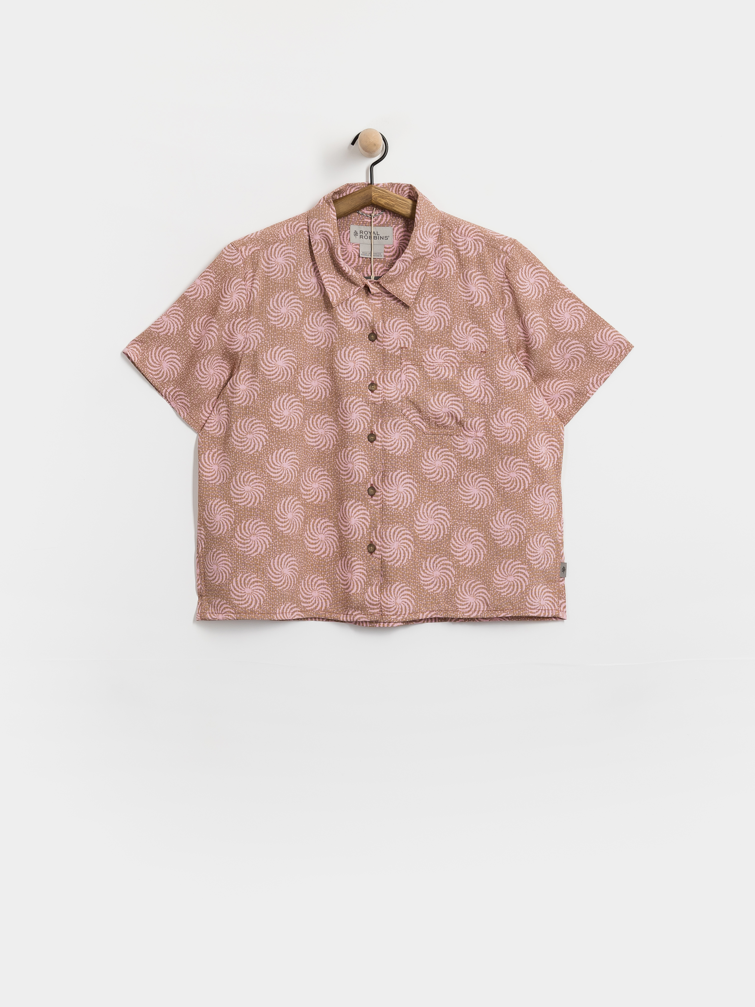 Cămașă Royal Robbins Camino Pucker Wmn (mahogany ray pt)