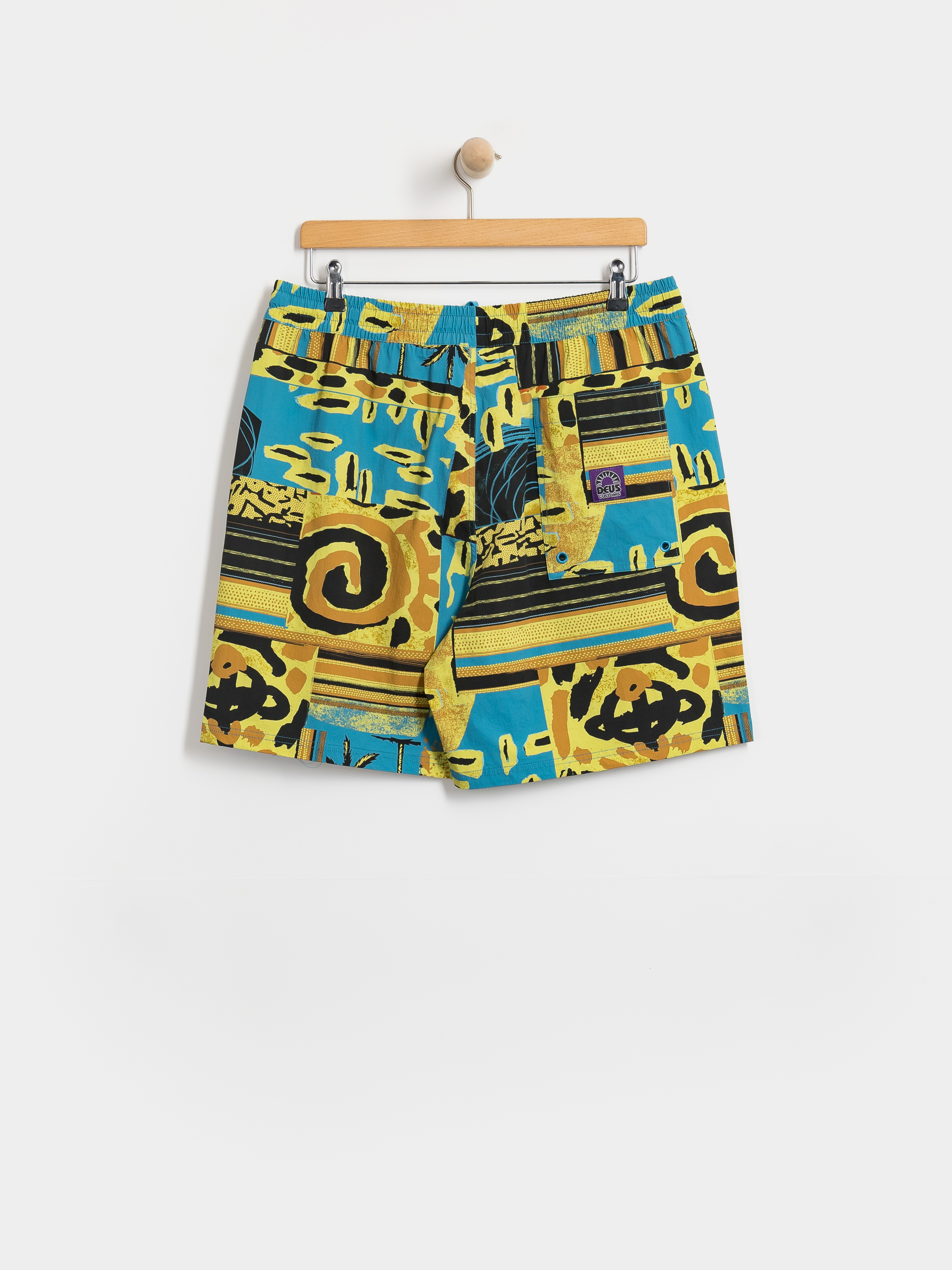 Pantaloni scurți Deus Ex Machina Freamon Swim (yellow)