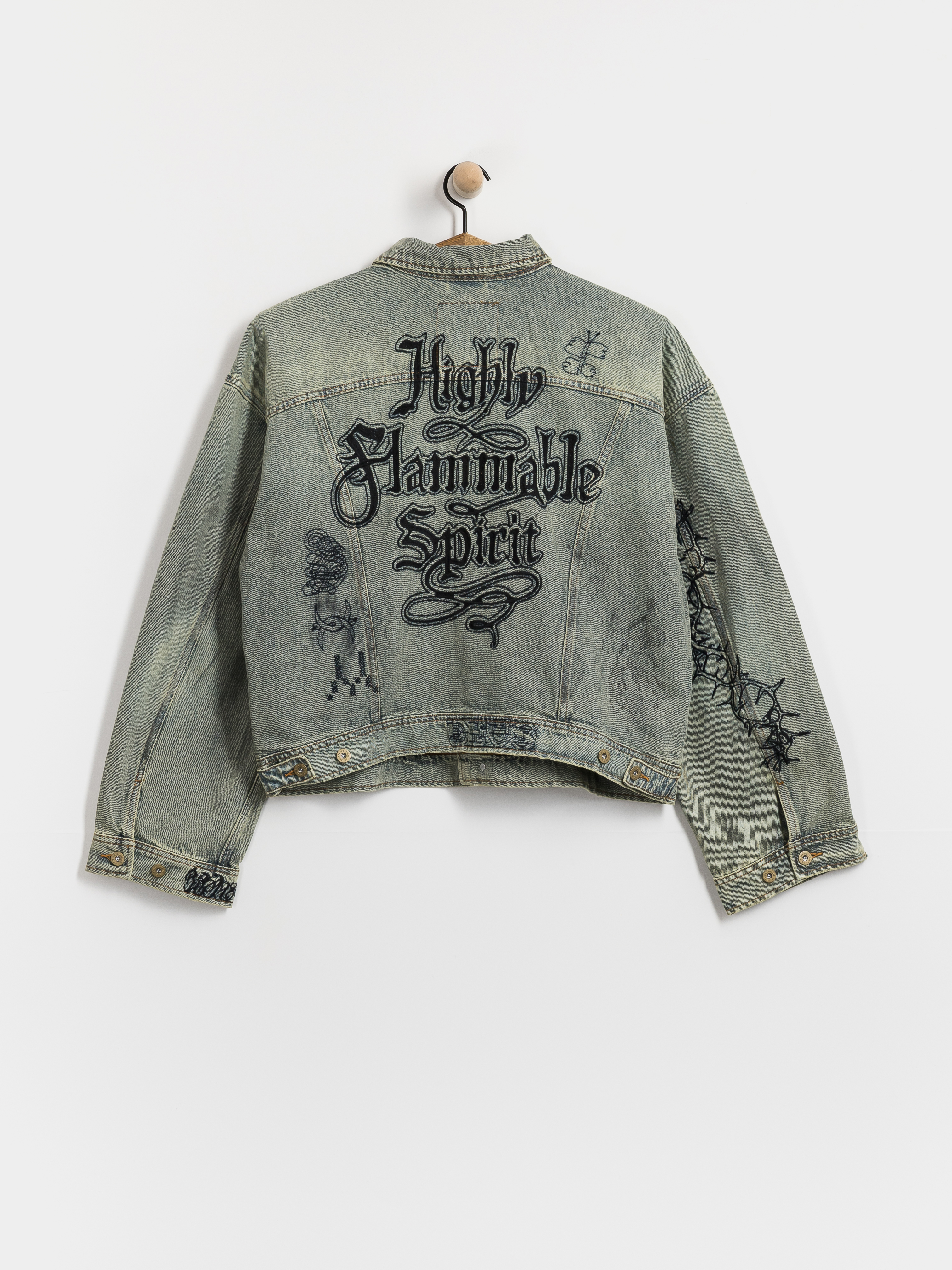 Geacă Deus Ex Machina Mephistopheles (vintage indigo)