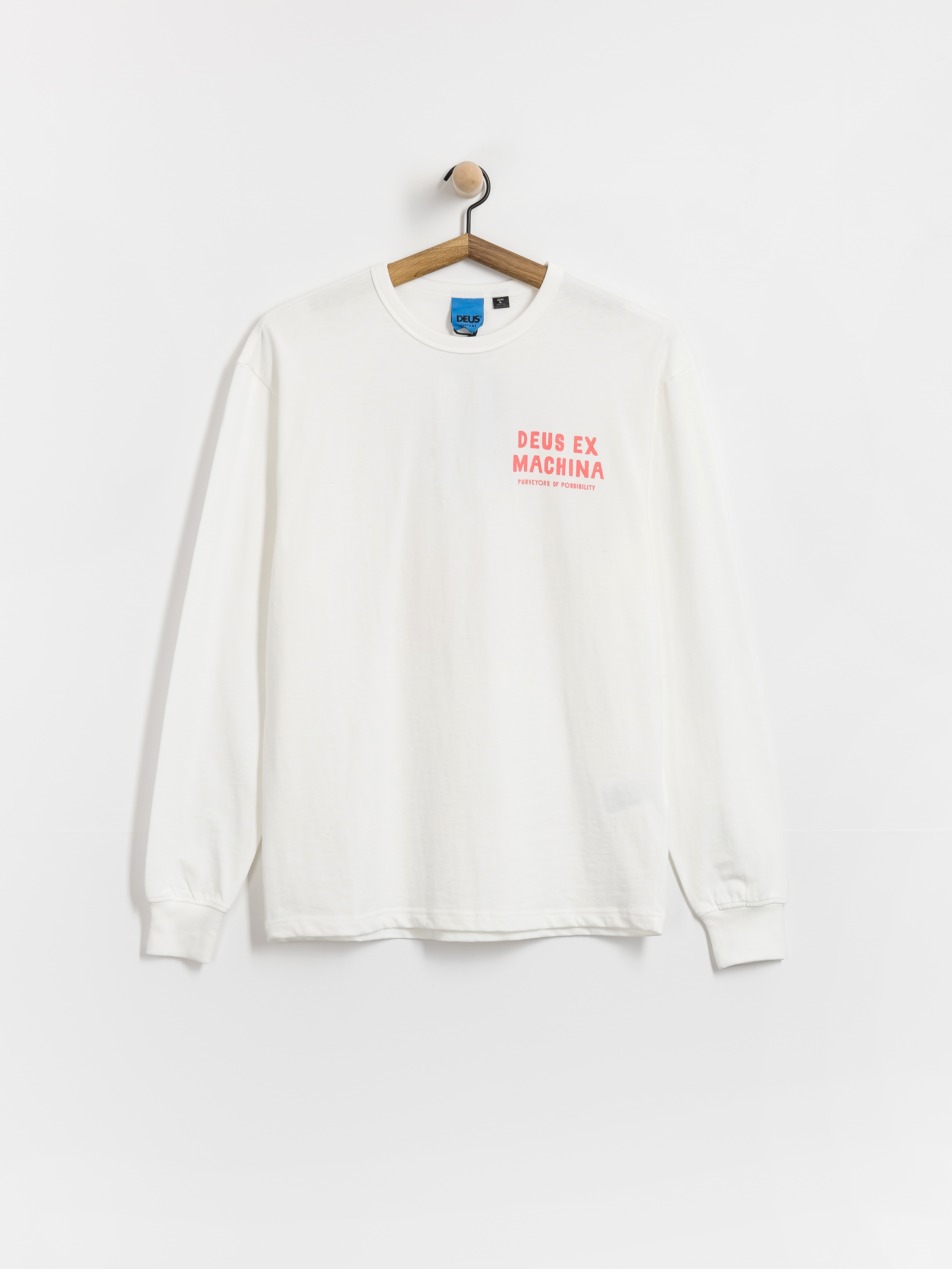 Longsleeve Deus Ex Machina Kumbaya (vintage white)