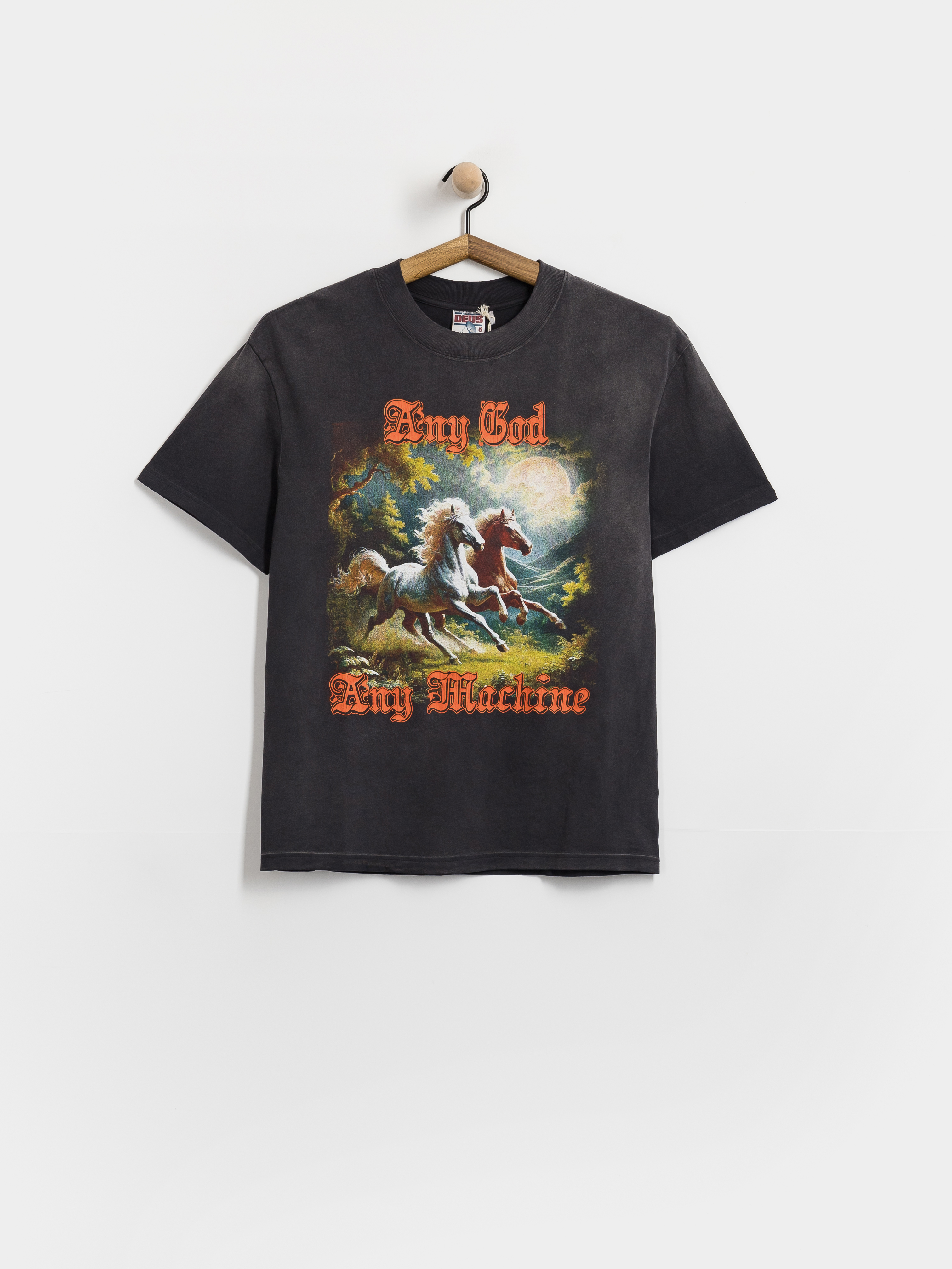 Tricou Deus Ex Machina Horseplay (black beauty)