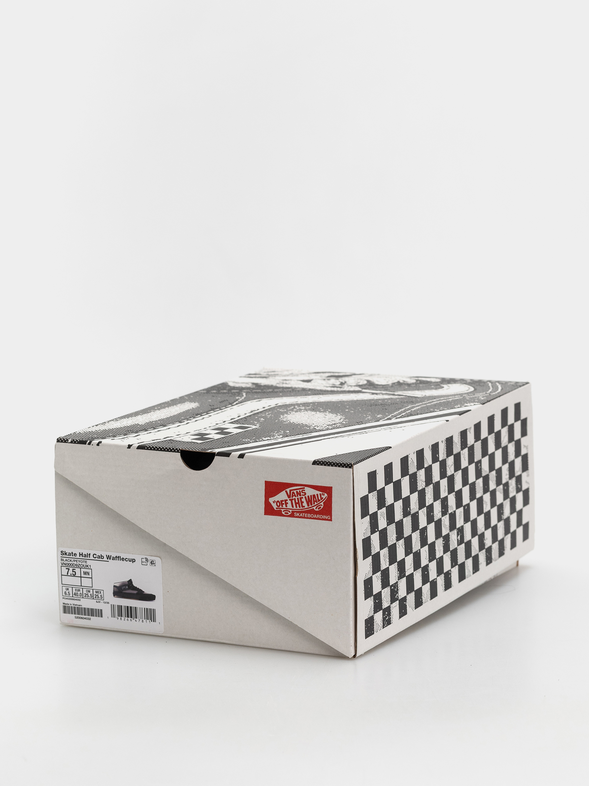 Pantofi Vans Skate Half Cab Wafflecup (black/peyote)