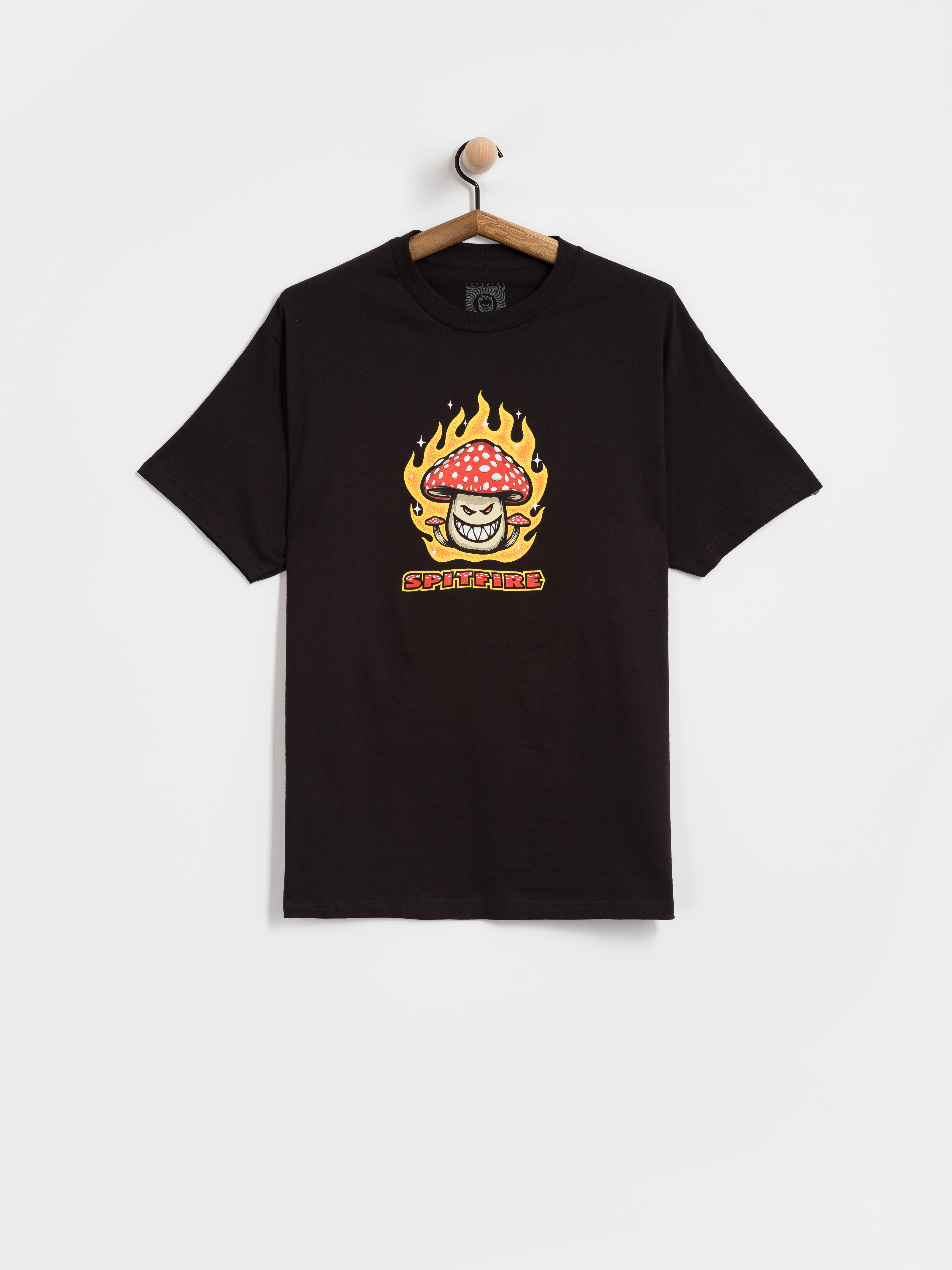 Tricou Spitfire Mushroom Bighead (black)