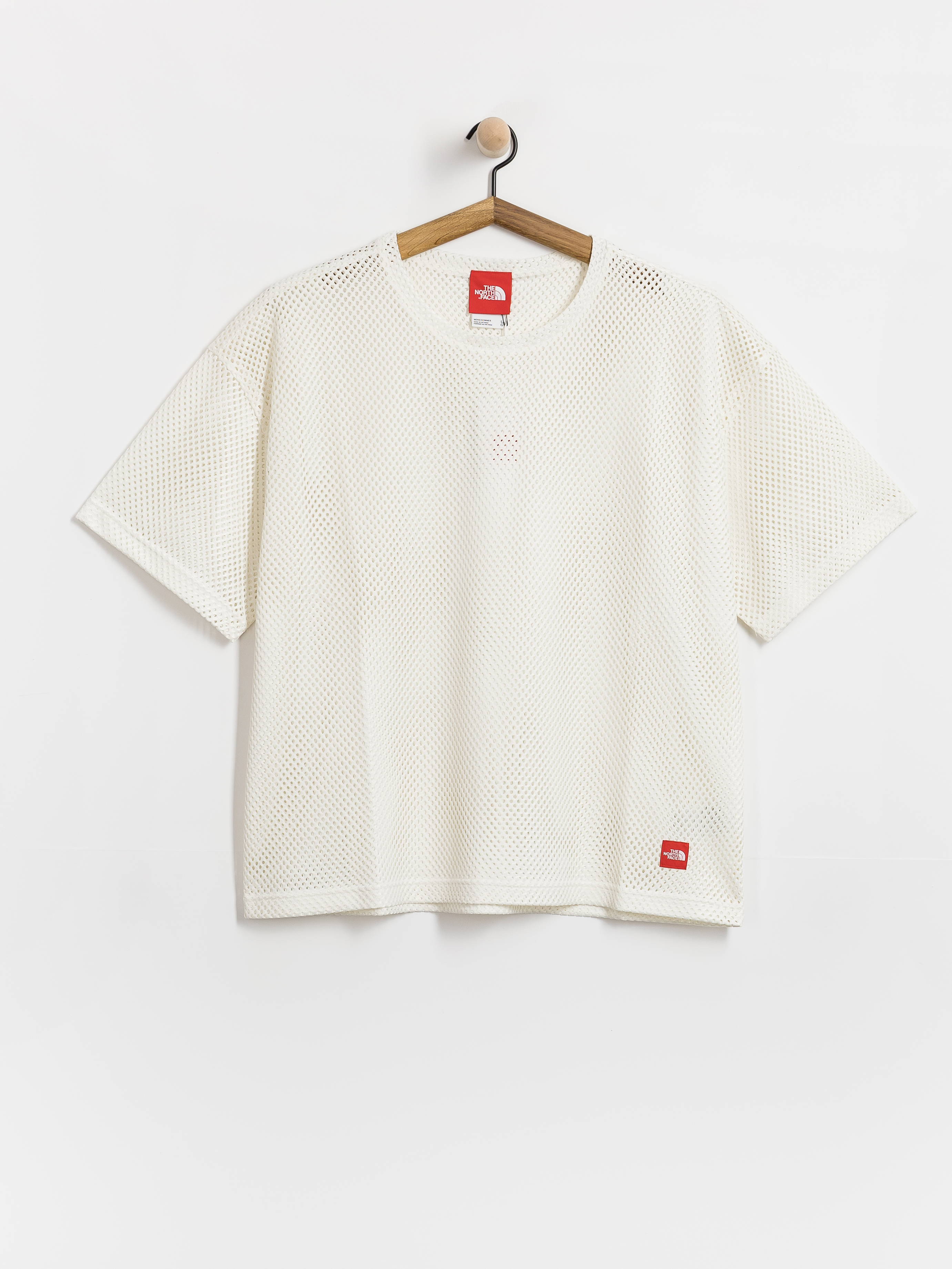 Tricou The North Face Tnf Red Box Mesh (white dune)