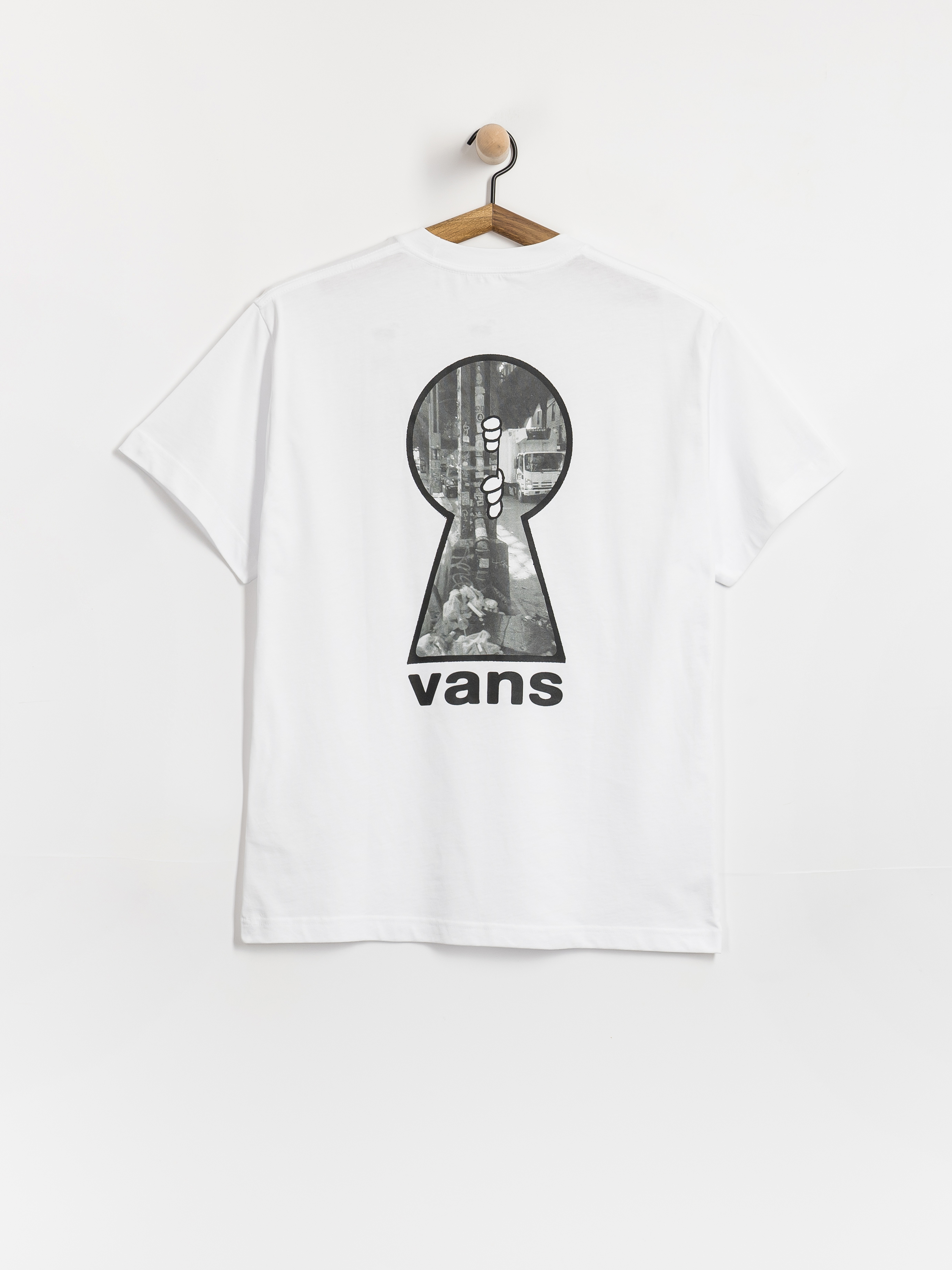 Tricou Vans Keyhole Classic (white)