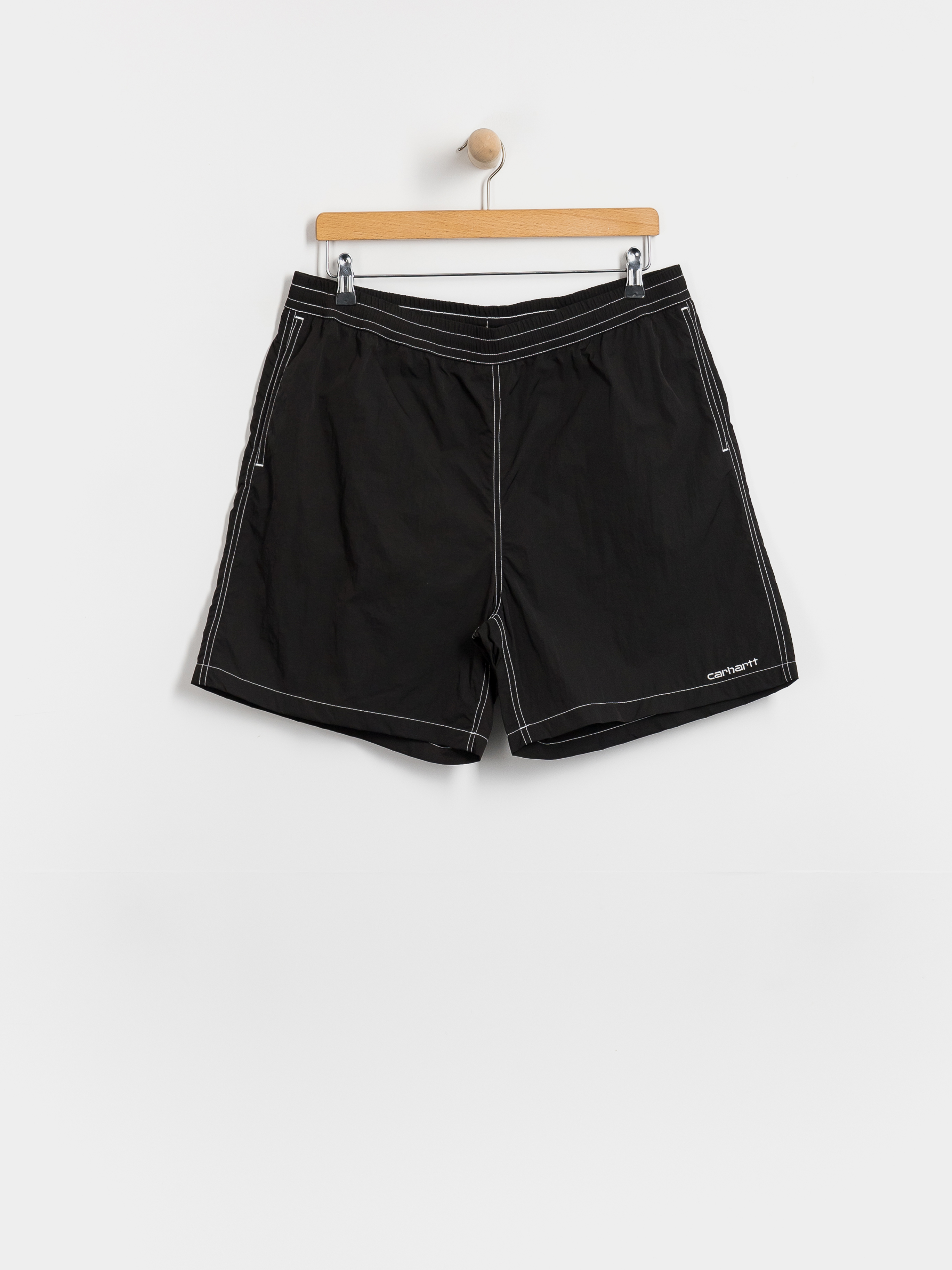 Pantaloni scuru021bi Carhartt WIP Canby Swim (black/white)