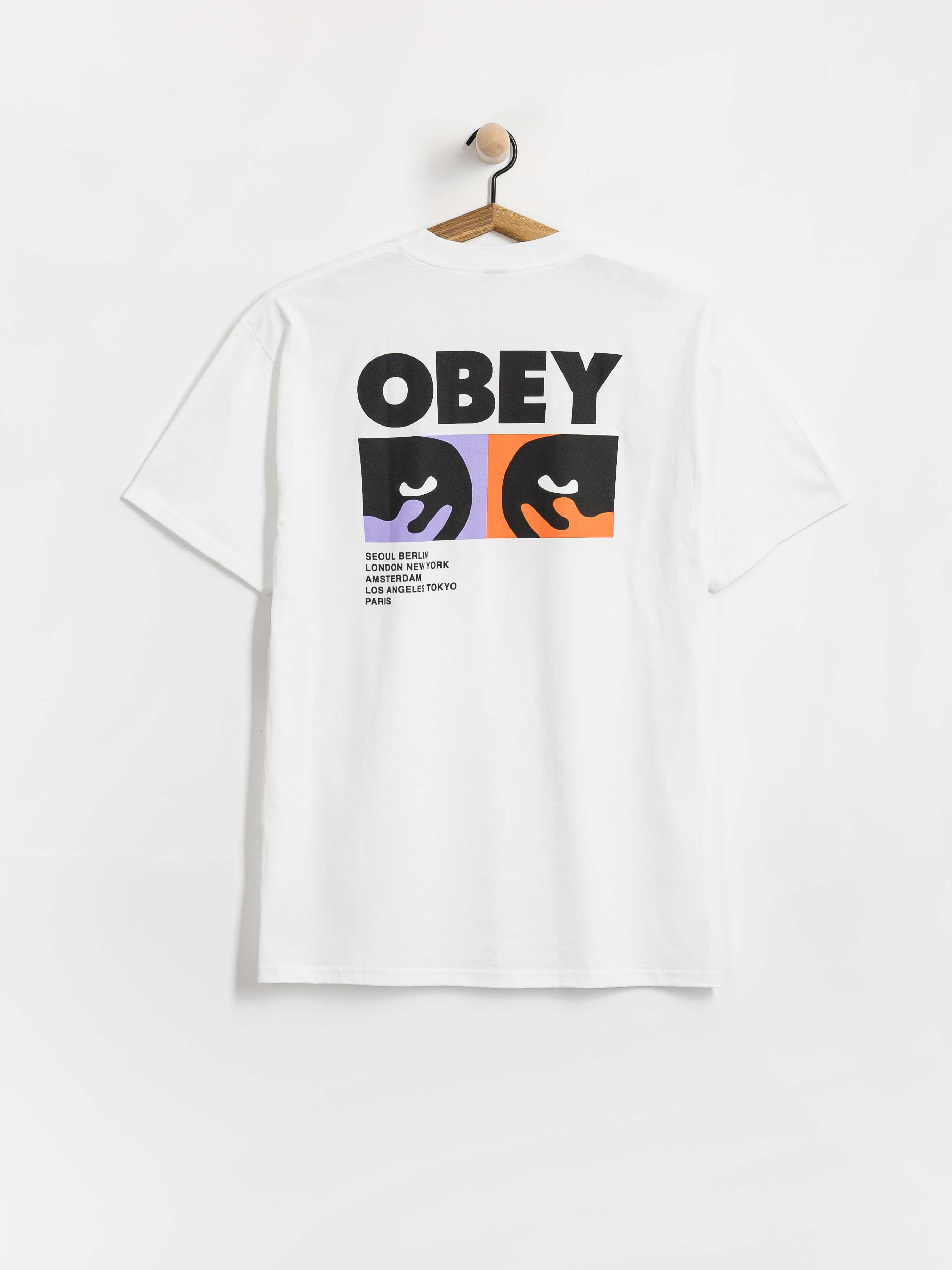 Tricou OBEY Always Watching (white)
