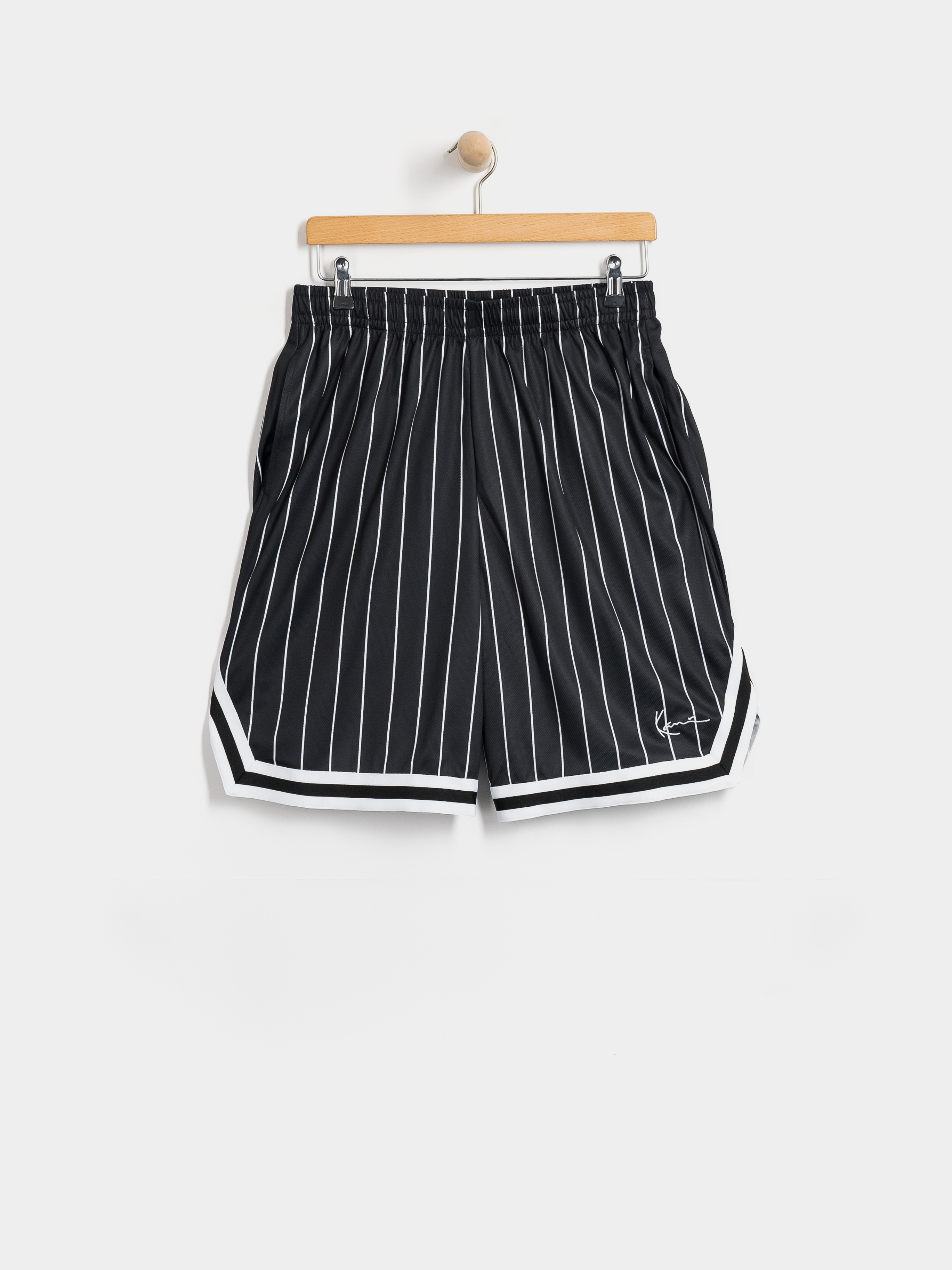 Pantaloni scurți Karl Kani Small Signature Pinstripe Mesh