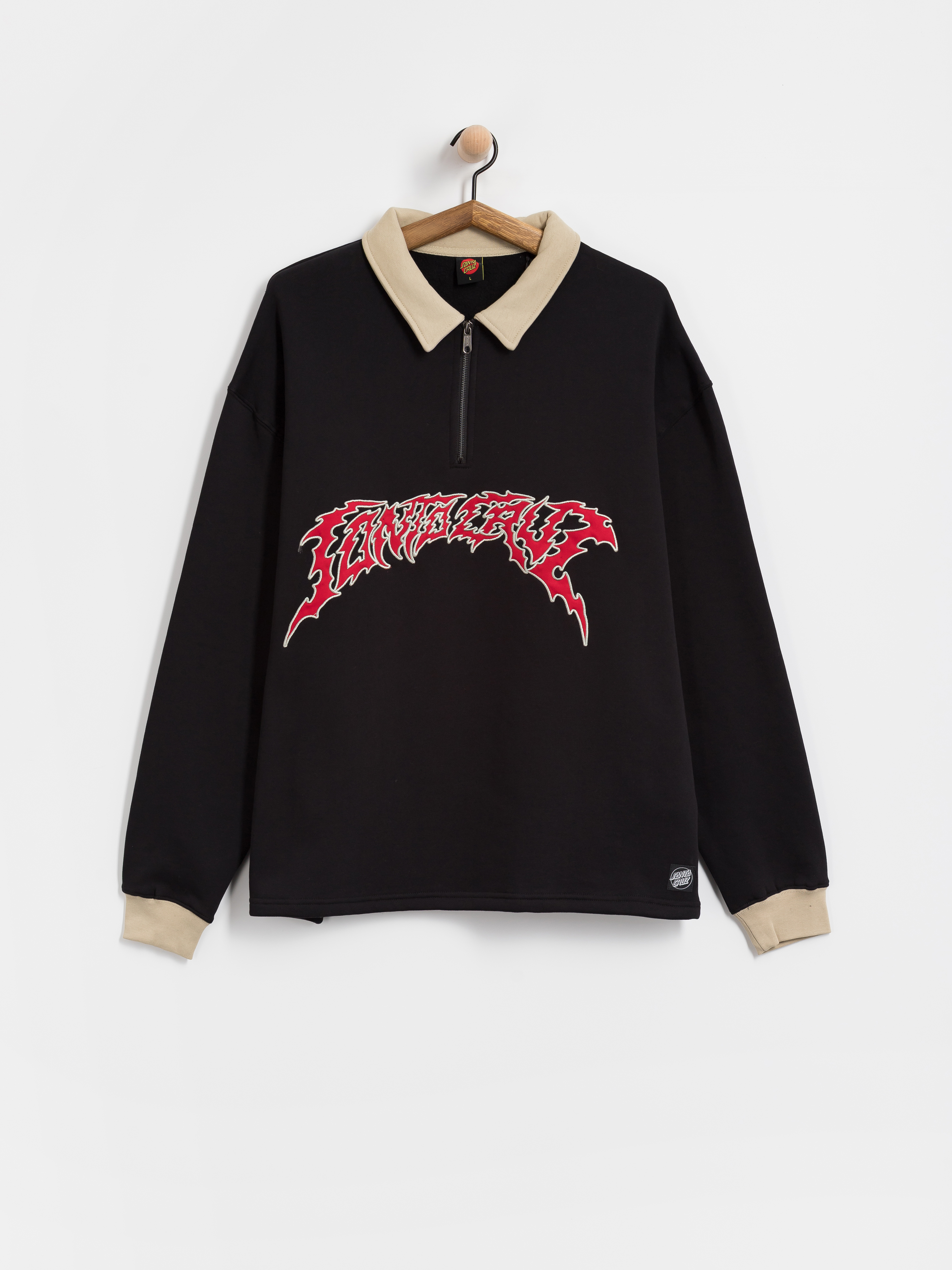 Hanorac Santa Cruz Out Of Time Strip 1/4 Zip (black)