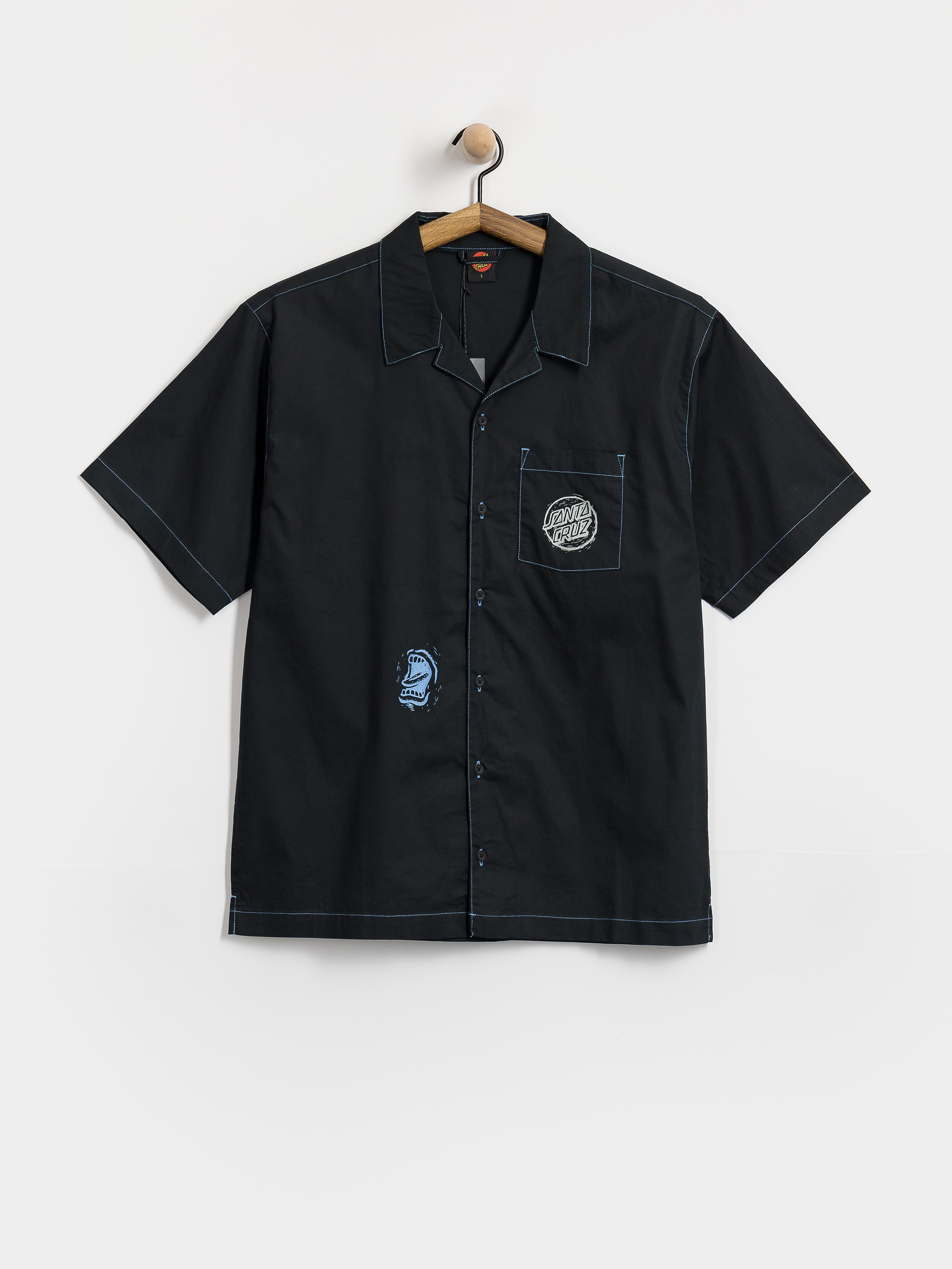 Cămașă Santa Cruz Stamped (black)