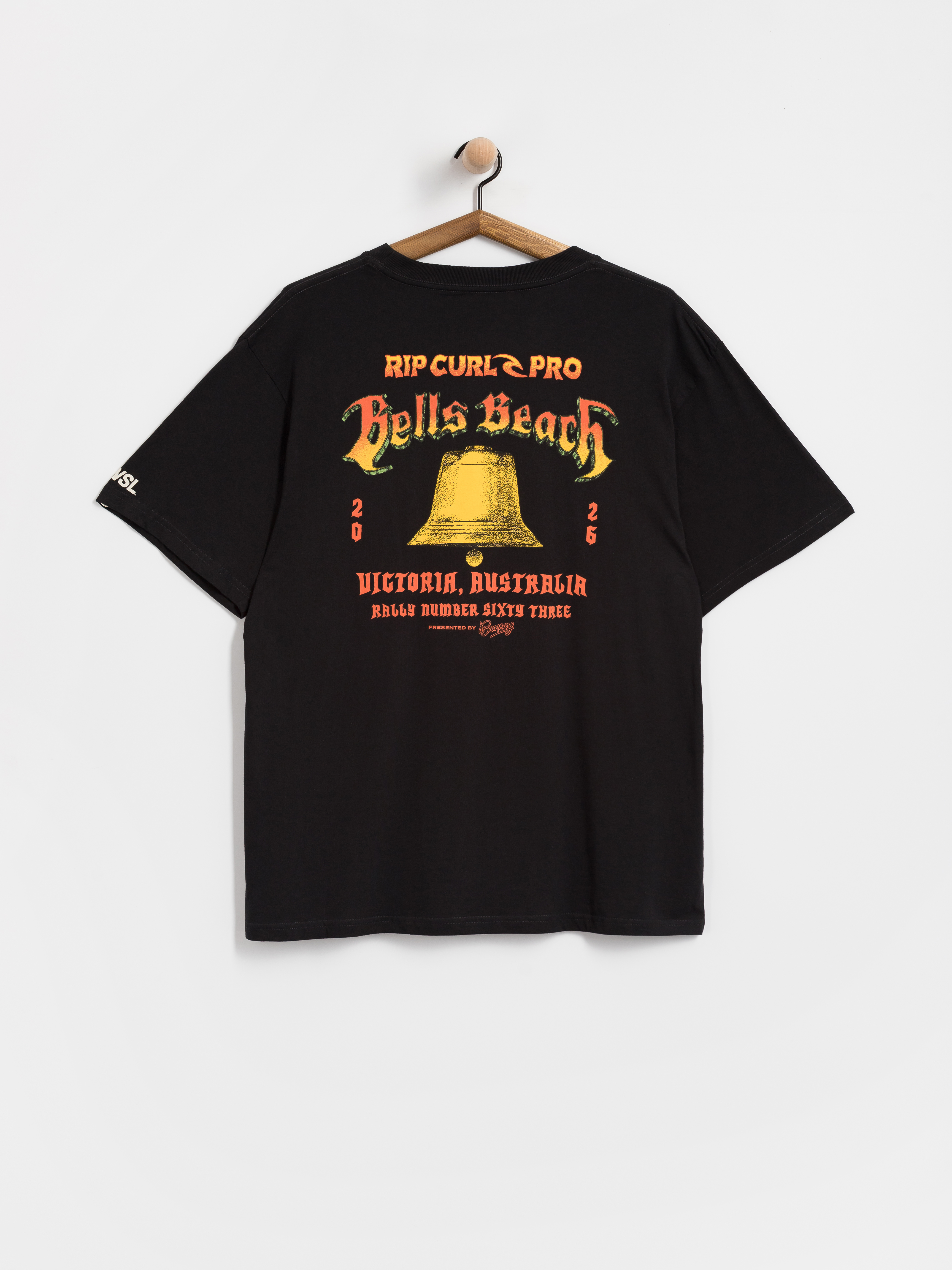 Tricou Rip Curl Bells Pro 26 Bell Logo (black)