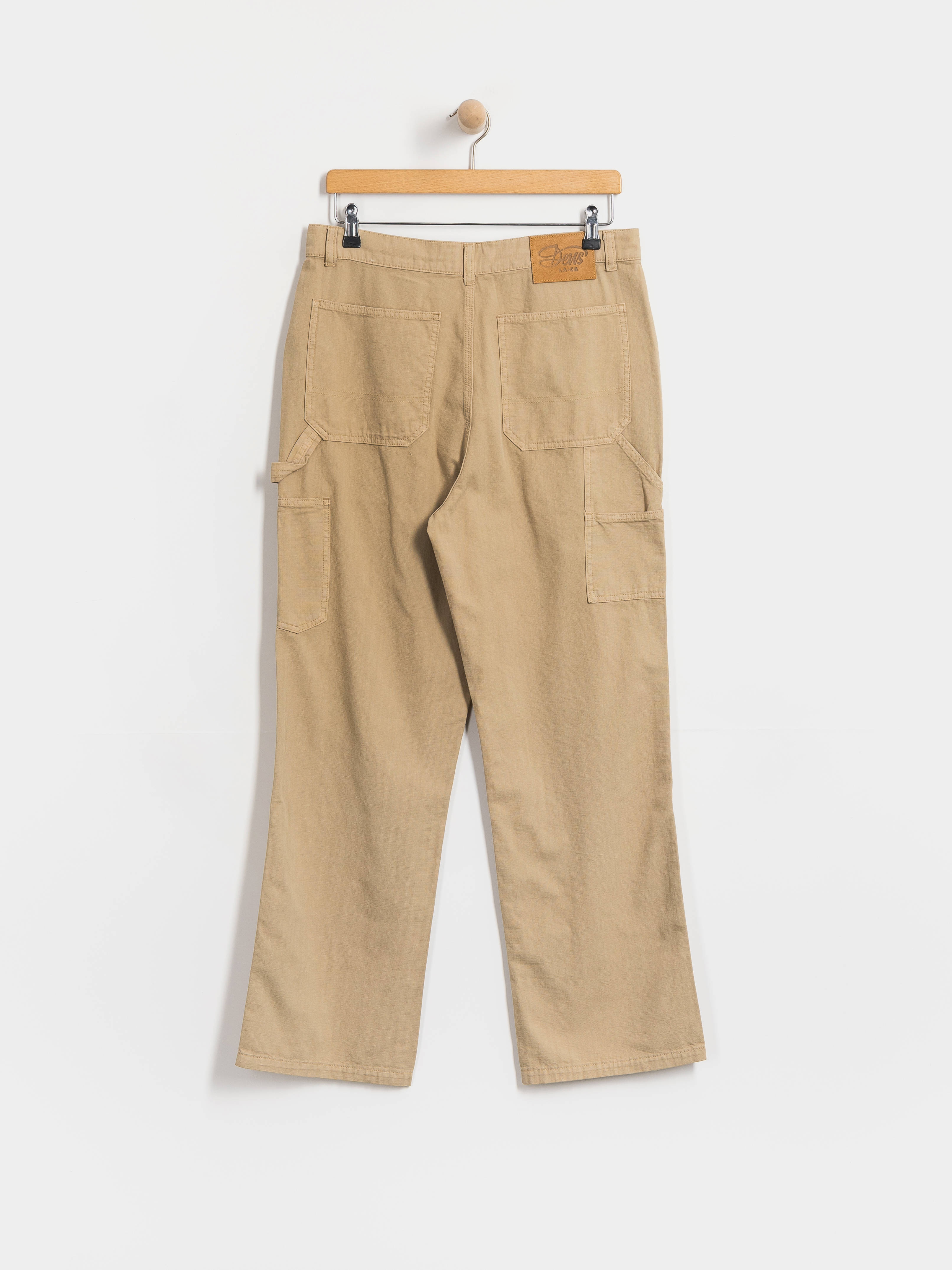 Pantaloni Deus Ex Machina Big Fella Chambray (safari)
