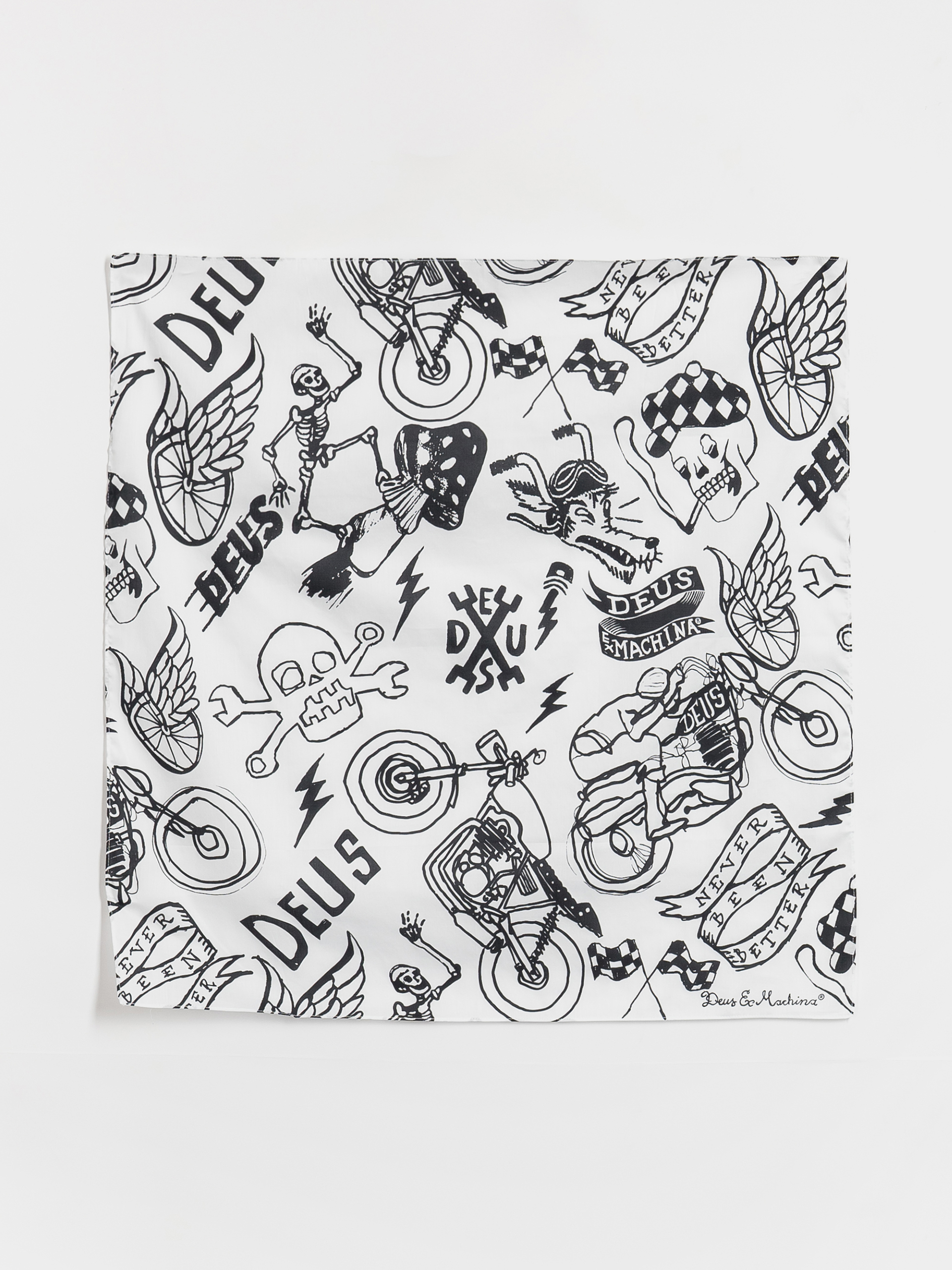 Bandanu0103 Deus Ex Machina Doodle (white)