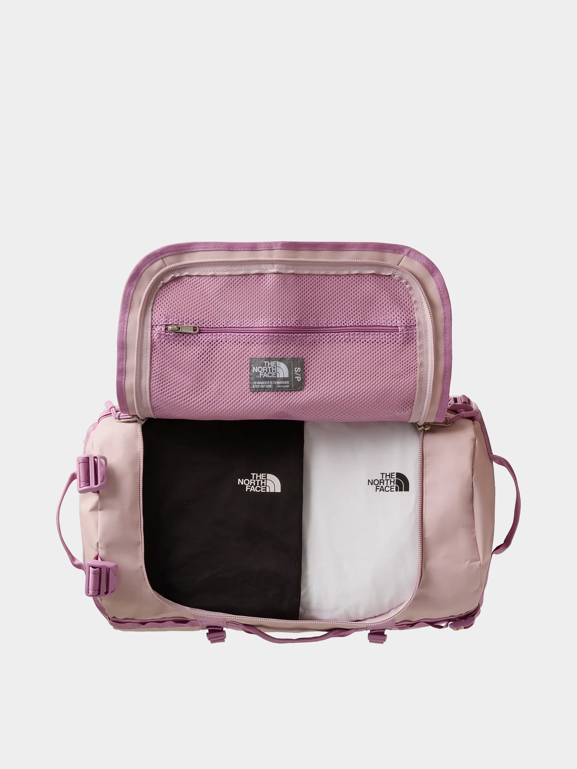 Geantă The North Face Base Camp Duffel S (metal pink/hush)