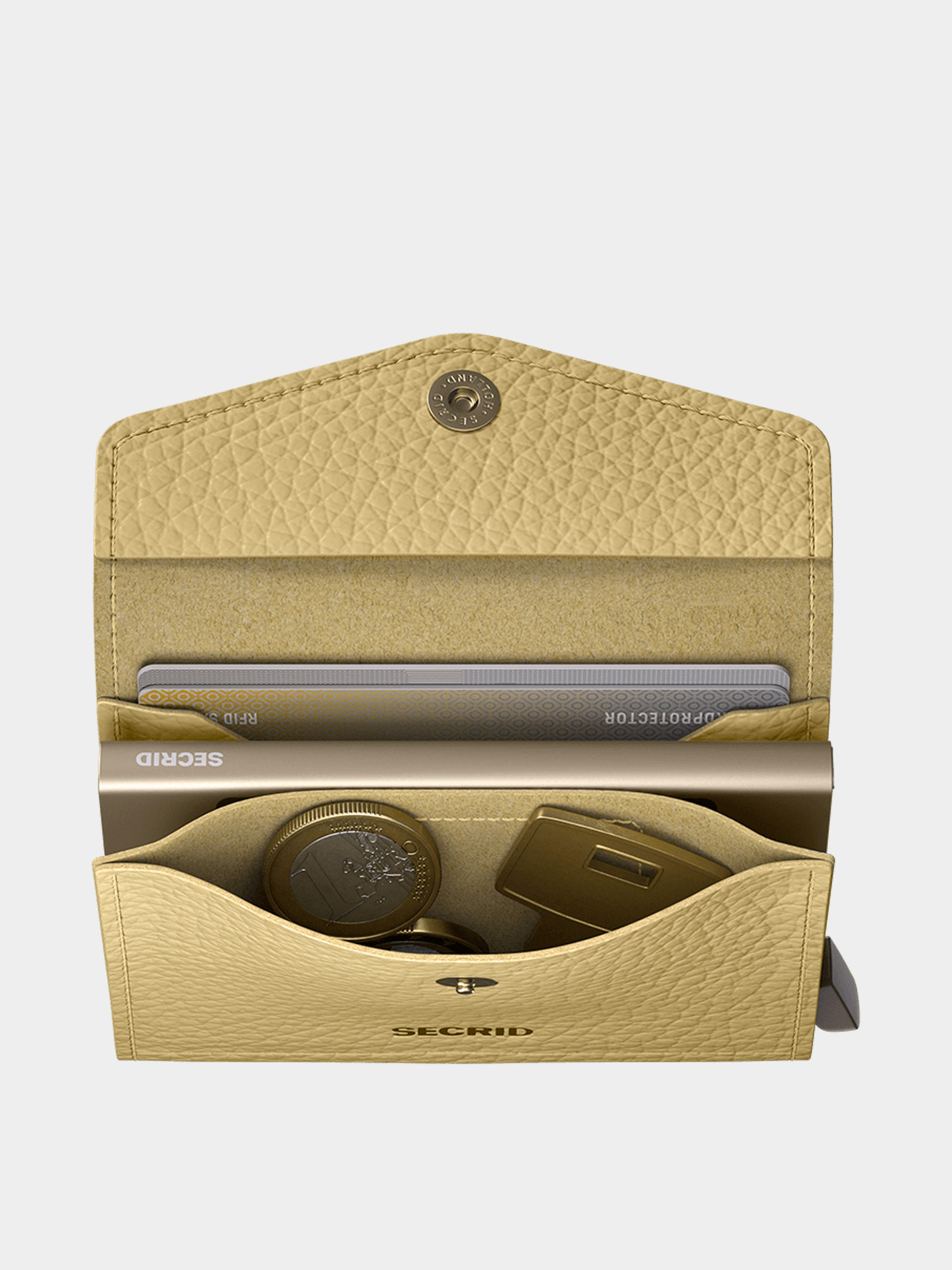 Portofel Secrid Envelope (pebble butter yellow)