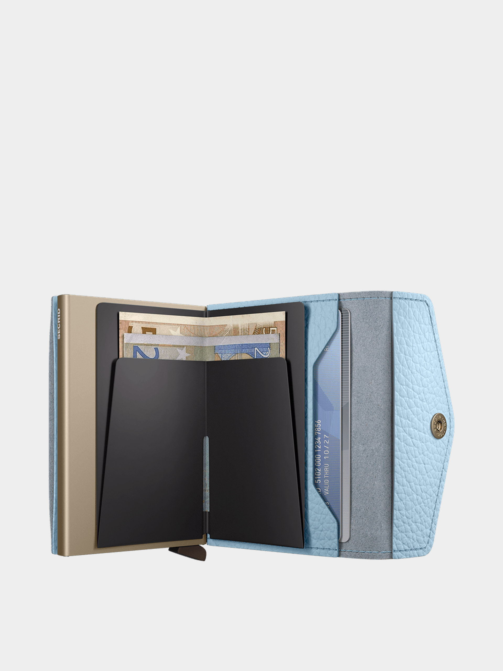 Portofel Secrid Envelope (pebble ice blue)