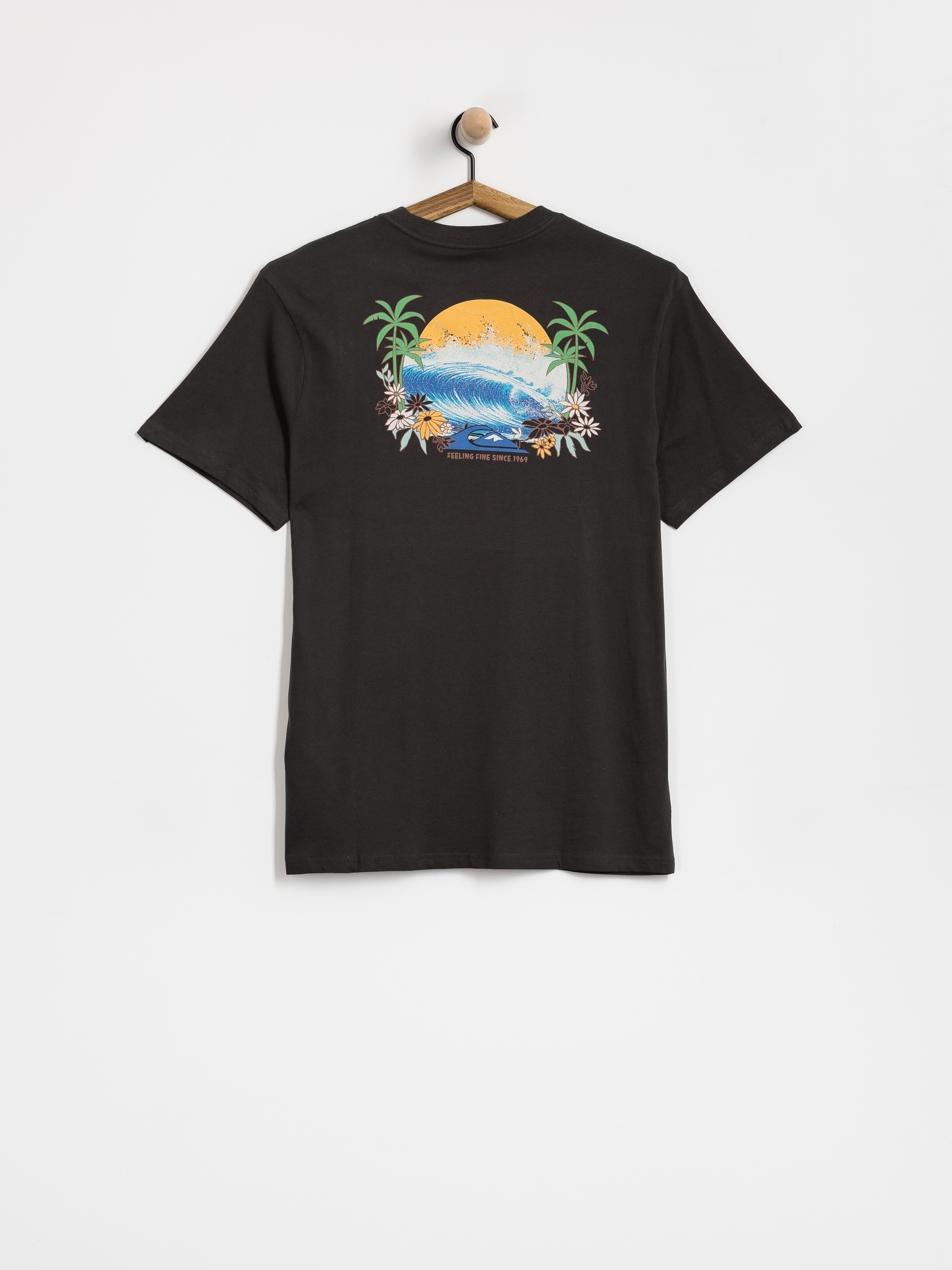Tricou Quiksilver Ev Barrel Paradise (tarmac)