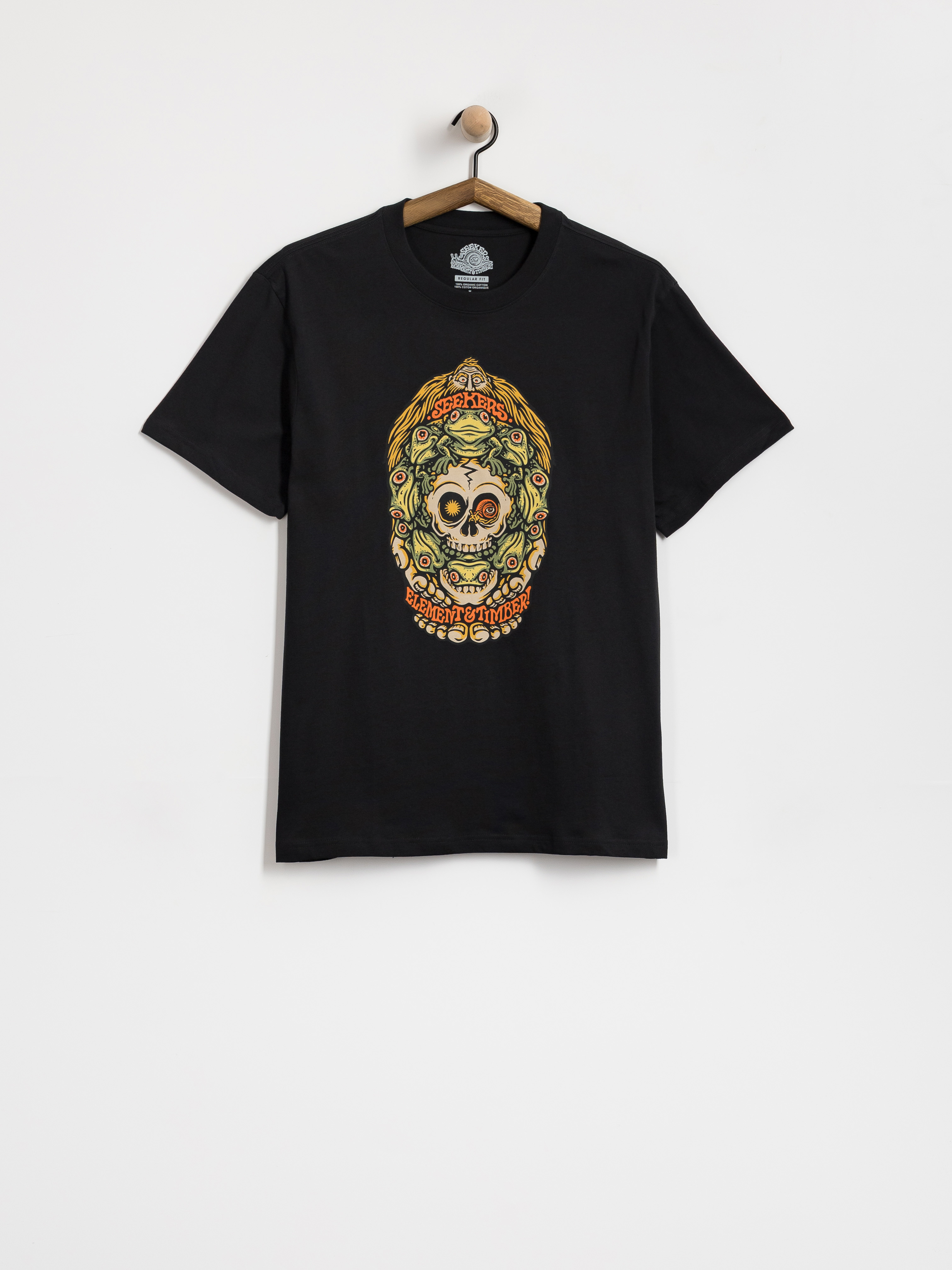 Tricou Element Timber Orbit (off black)