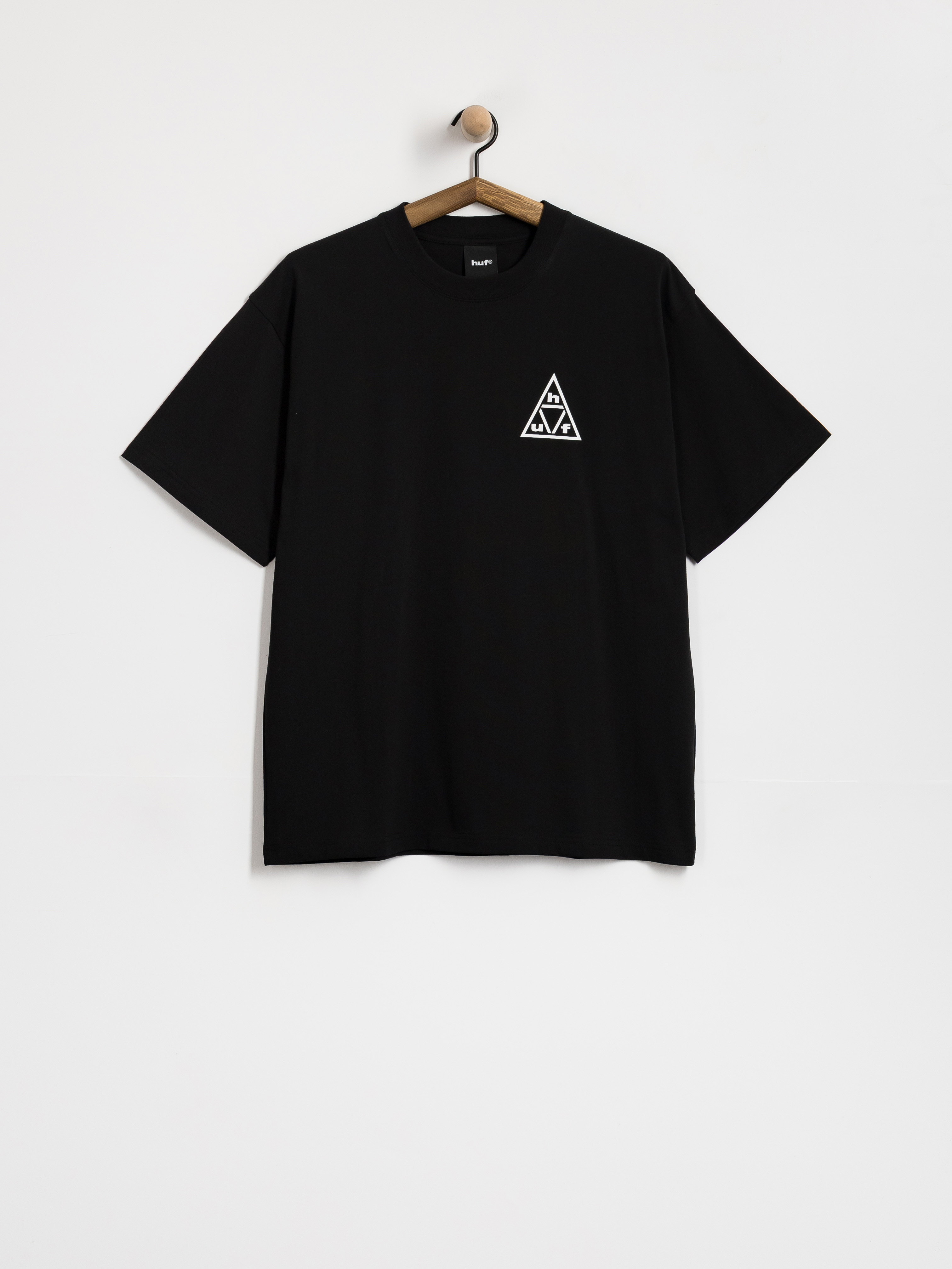 Tricou HUF Triple Triangle (black/white)