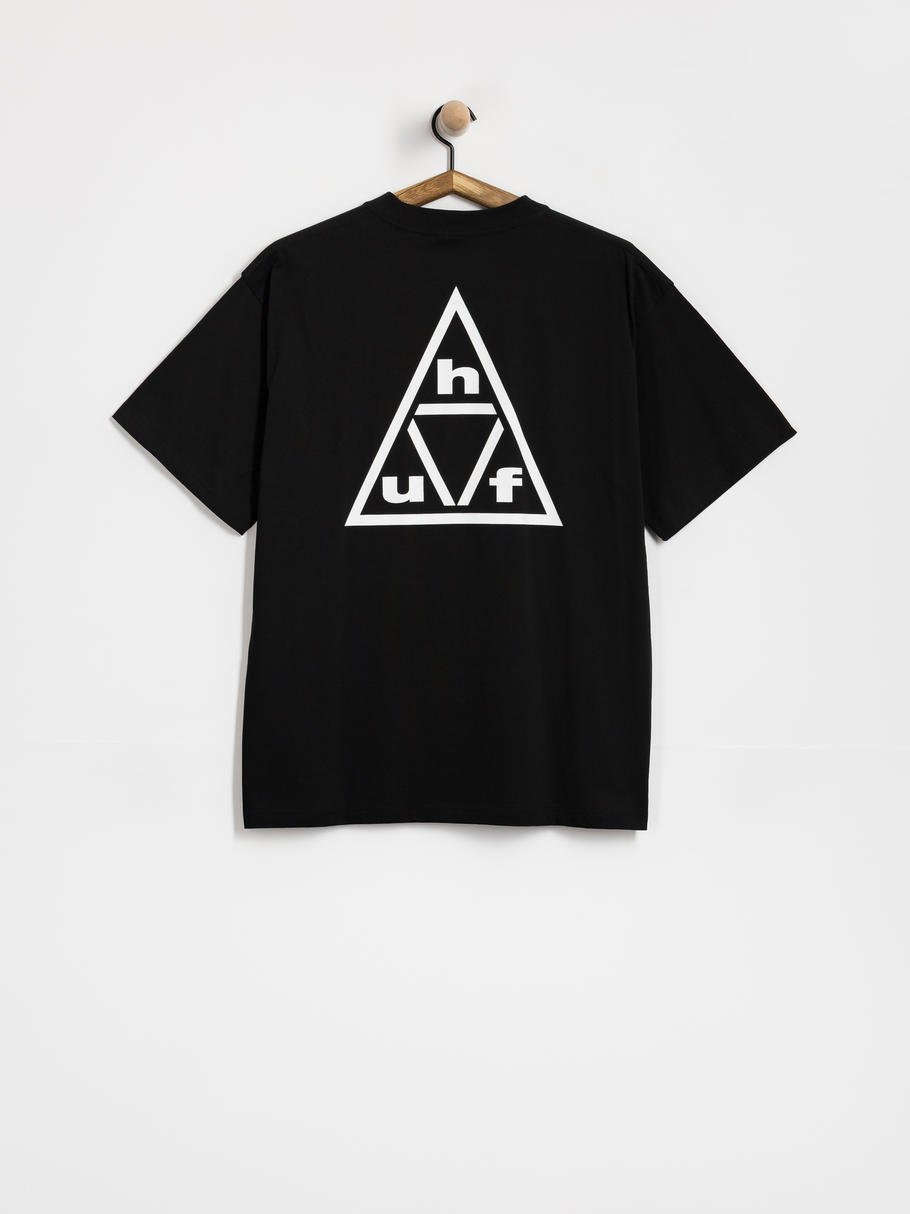 Tricou HUF Triple Triangle (black/white)